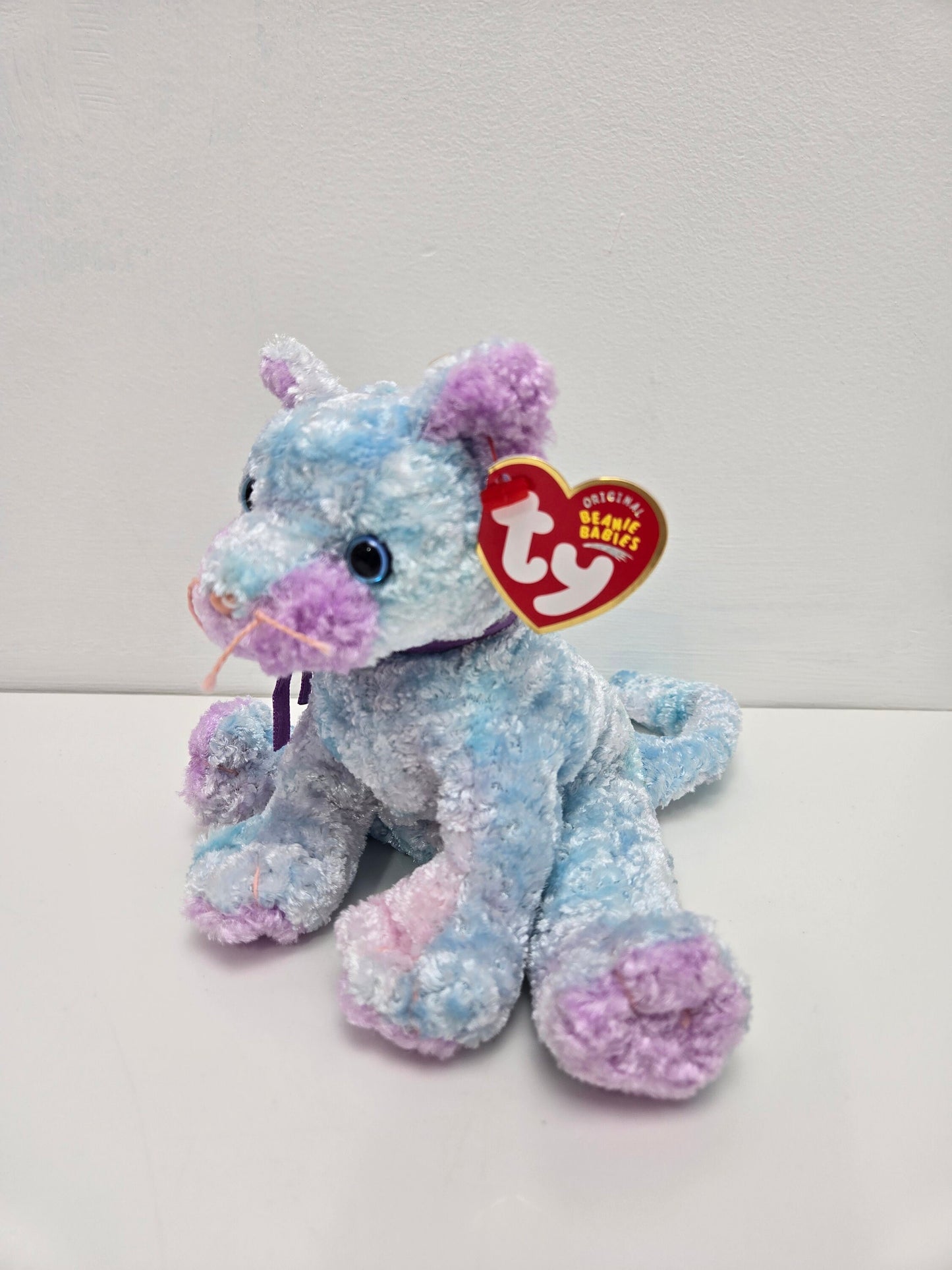 Ty Beanie Baby “Jaz” the Purple and Blue Cat! (6 inch)