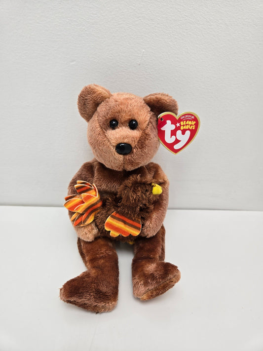 Ty Beanie Baby “Pilgrim” the Thanksgiving Bear - Internet Exclusive *Rare* (8.5 inch)