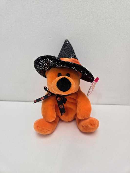 Ty Beanie Baby “Haunts” the Halloween Witch Bear - Borders Exclusive! (7 inch)