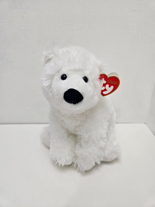 Ty Classics Collection “Snowfort” the Adorable Polar Bear - Rare! (12 inch)