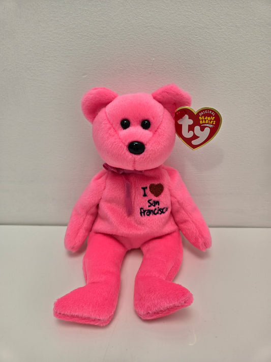 Ty Beanie Baby “San Francisco” the I Love San Francisco Bear - Show Exclusive (8.5 inch)