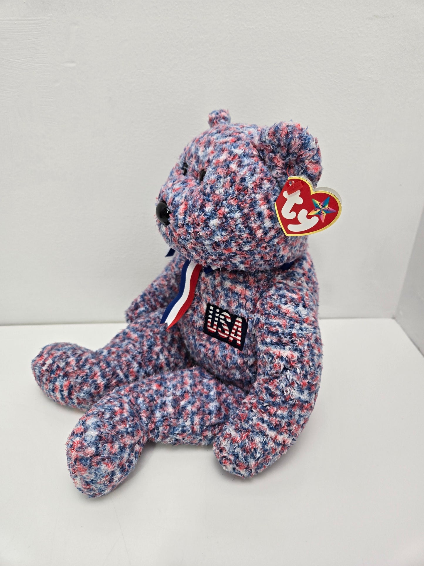 Ty Beanie Buddy “USA” the Patriotic Bear (13.5 inch)