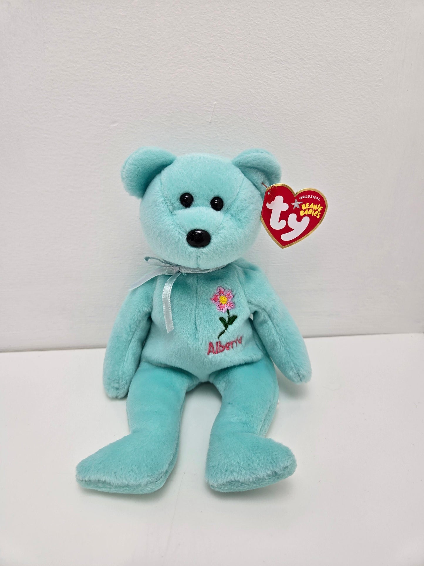 Ty Beanie Baby “Alberta Wild Rose” the Bear - Canada Show Exclusive (8.5 inch)