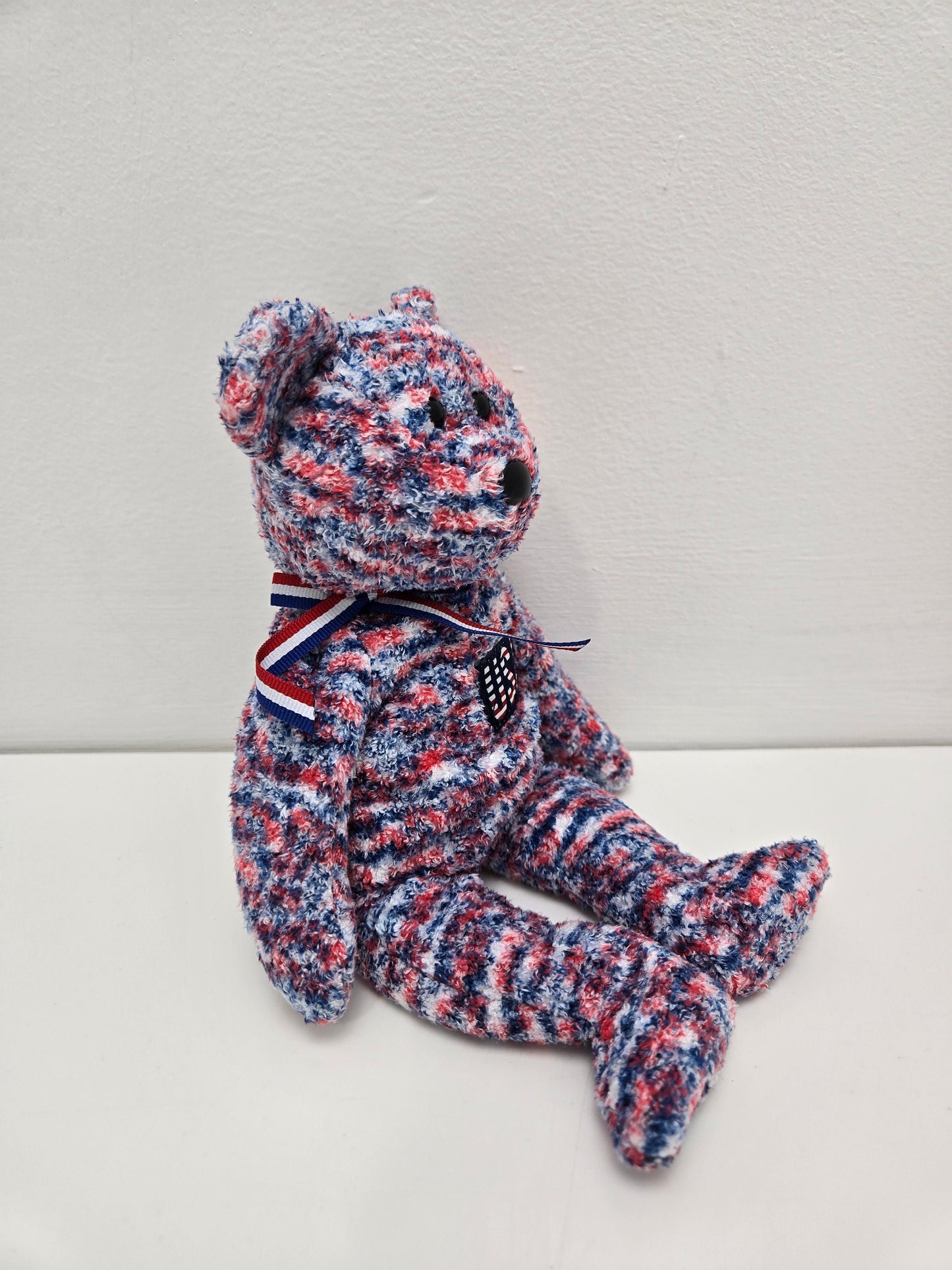 Ty Beanie Baby “USA” Patriotic Bear - and Oh So Soft! (8.5 inch)