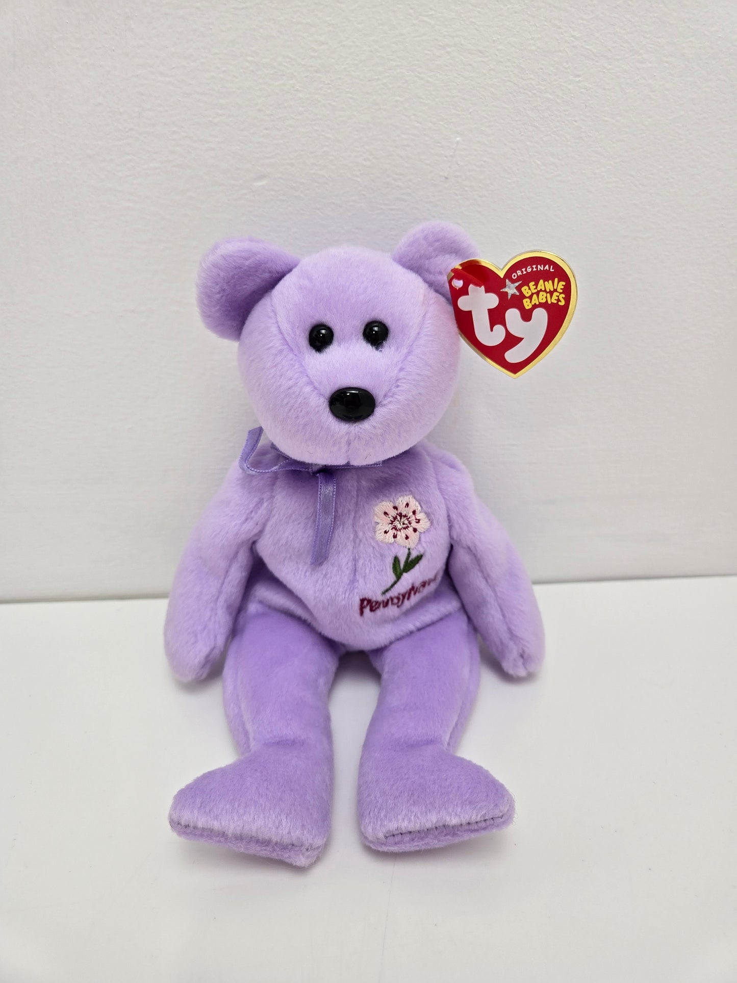 Ty Beanie Baby “Pennsylvania Mountain Laurel” the Pennsylvania State Flower Bear - Trade Show Exclusive (8.5 inch)