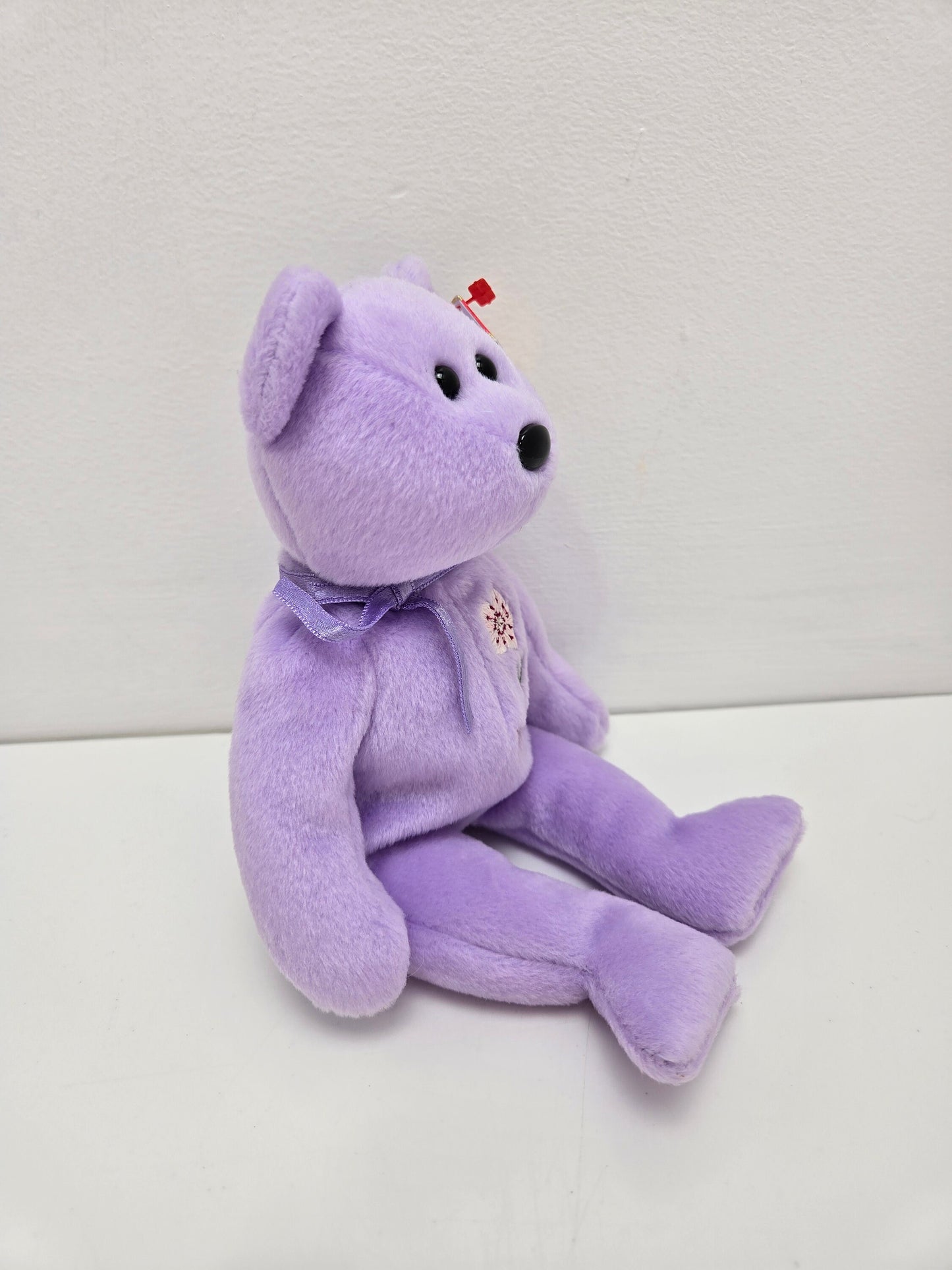 Ty Beanie Baby “Pennsylvania Mountain Laurel” the Pennsylvania State Flower Bear - Trade Show Exclusive (8.5 inch)