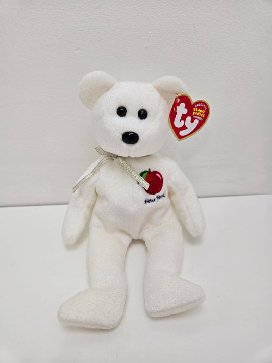 Ty Beanie Baby “New York State” the State Exclusive Bear (8.5 inch)