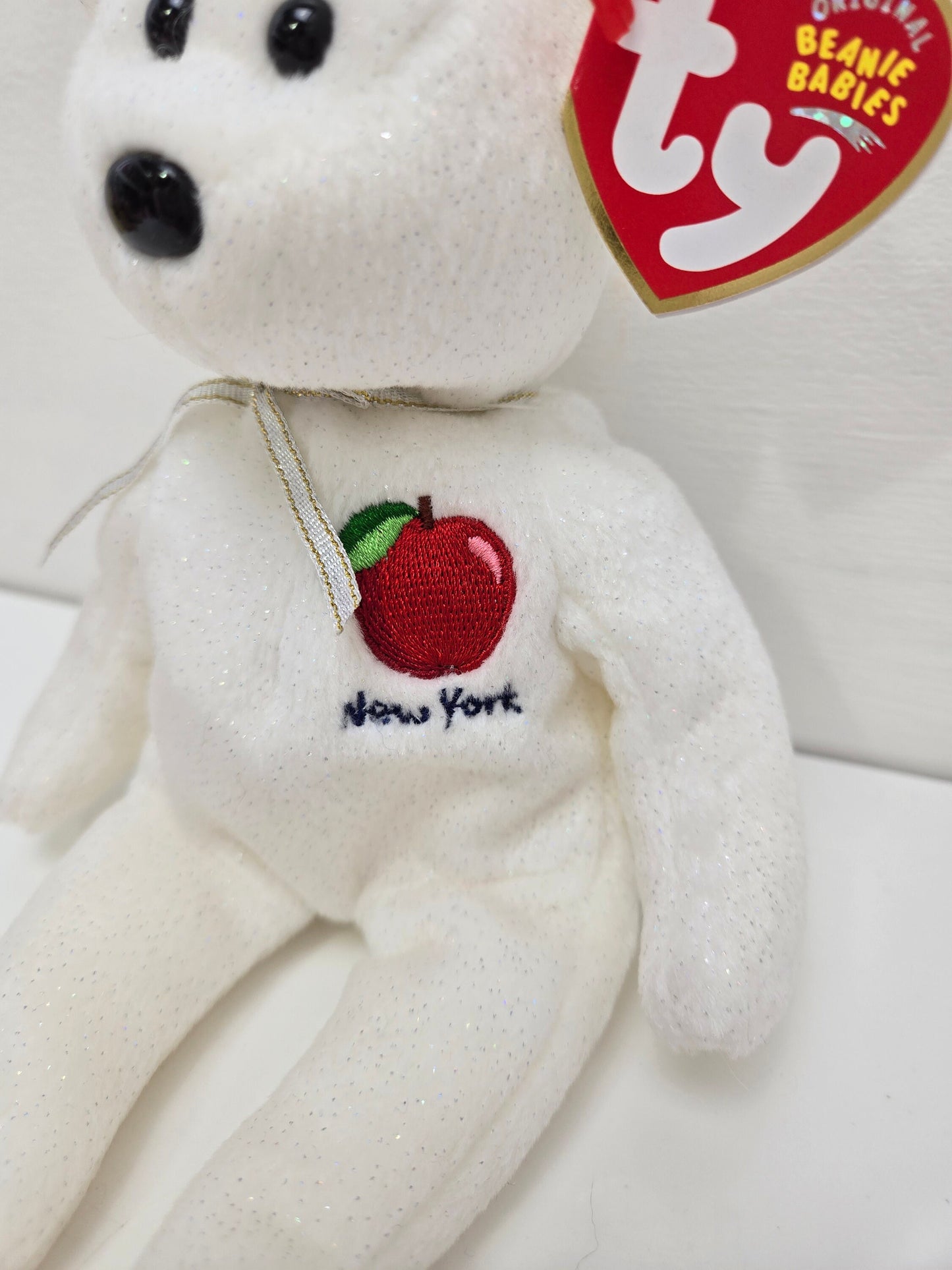 Ty Beanie Baby “New York State” the State Exclusive Bear (8.5 inch)