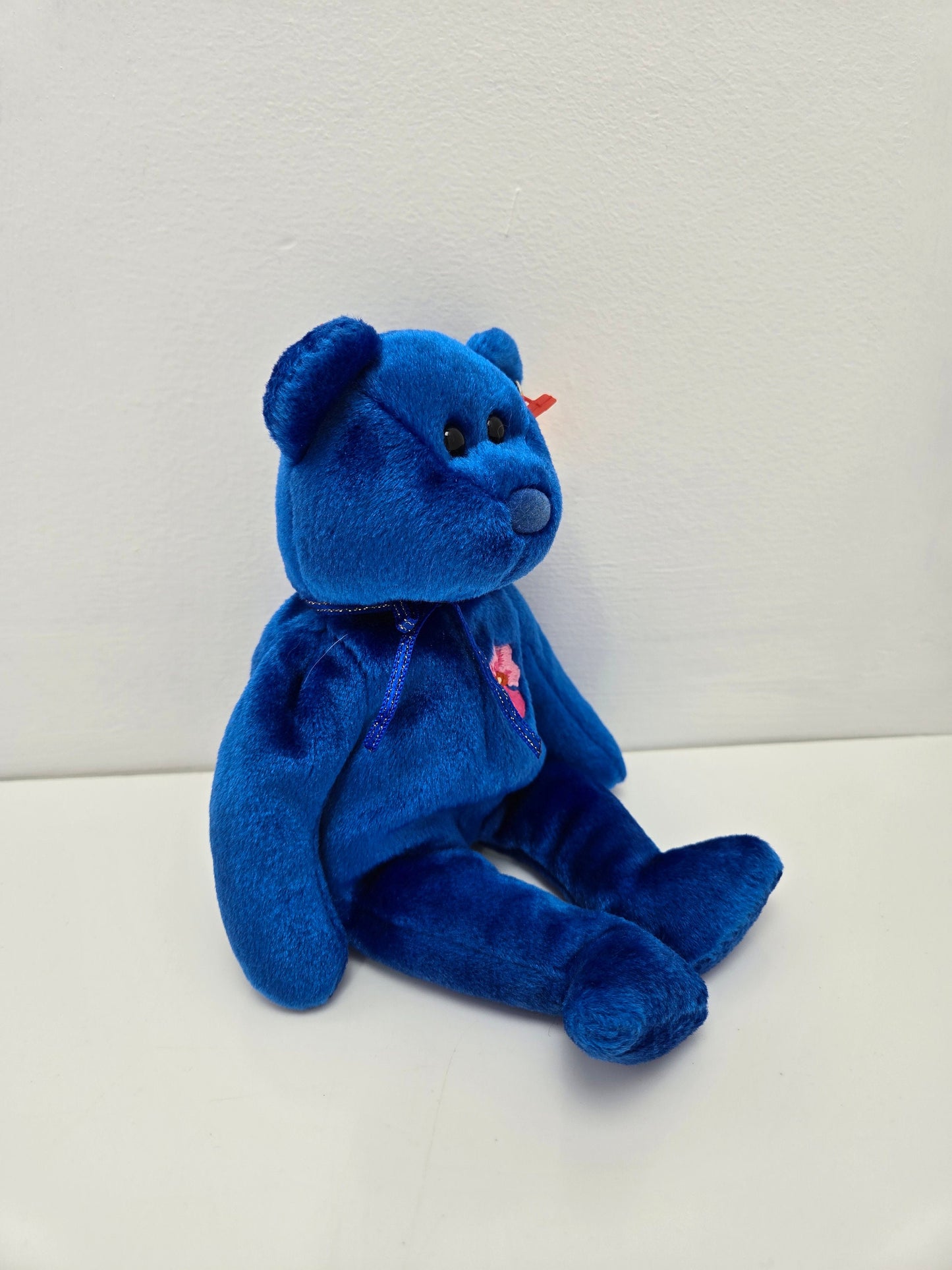 Ty Beanie Baby “Vanda” theRoyal Blue Bear - Singapore Exclusive *Rare* (8.5 inch)