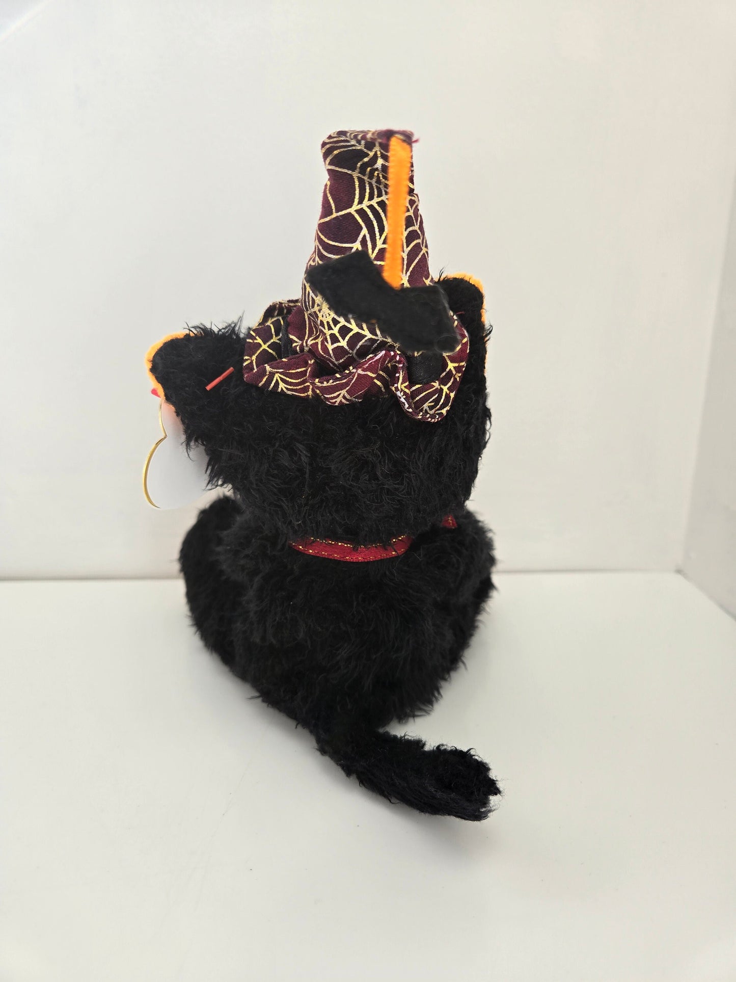 Ty Beanie Baby “Frightful” the Black Cat Holding Candy Corn - Borders Exclusive (6.5 inch) *Rare*