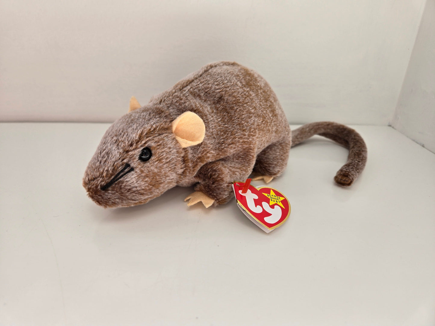 Ty Beanie Baby “Tiptoe” the Rat! (6 inch)