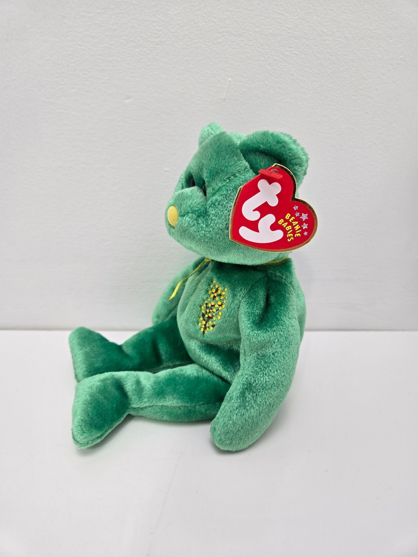 Ty Beanie Baby “Wattlie” the Green Bear - Australian Exclusive (8.5 inch)