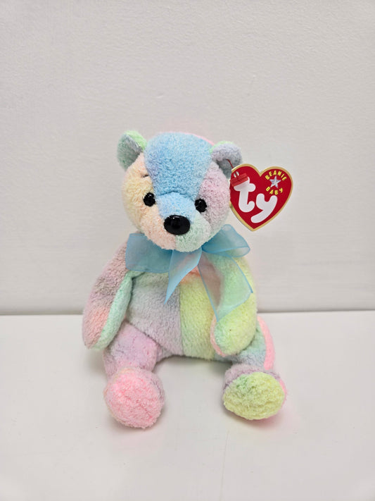 Ty Beanie Baby “Mellow” the Tie-Dye Bear (7.5 inch)