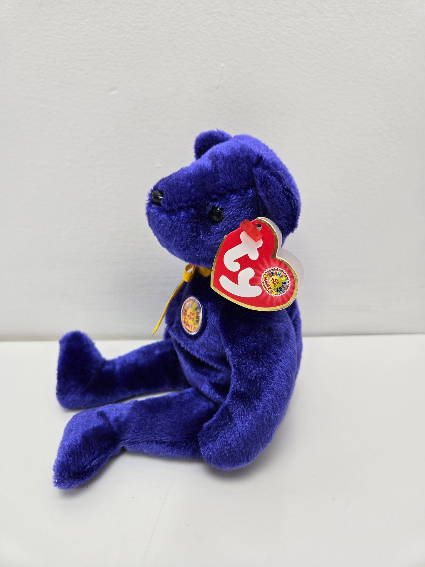 Ty Beanie Baby “Sapphire” the Bear - Beanie Baby of the Month! (8.5 inch)