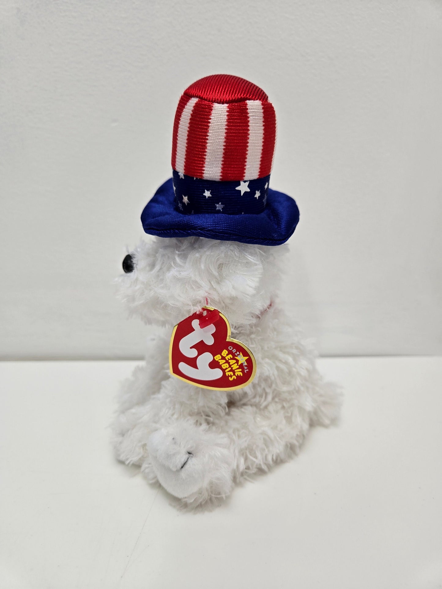 Ty Beanie Baby “First Dog” the USA Dog wearing Top Hat! (9 inch)