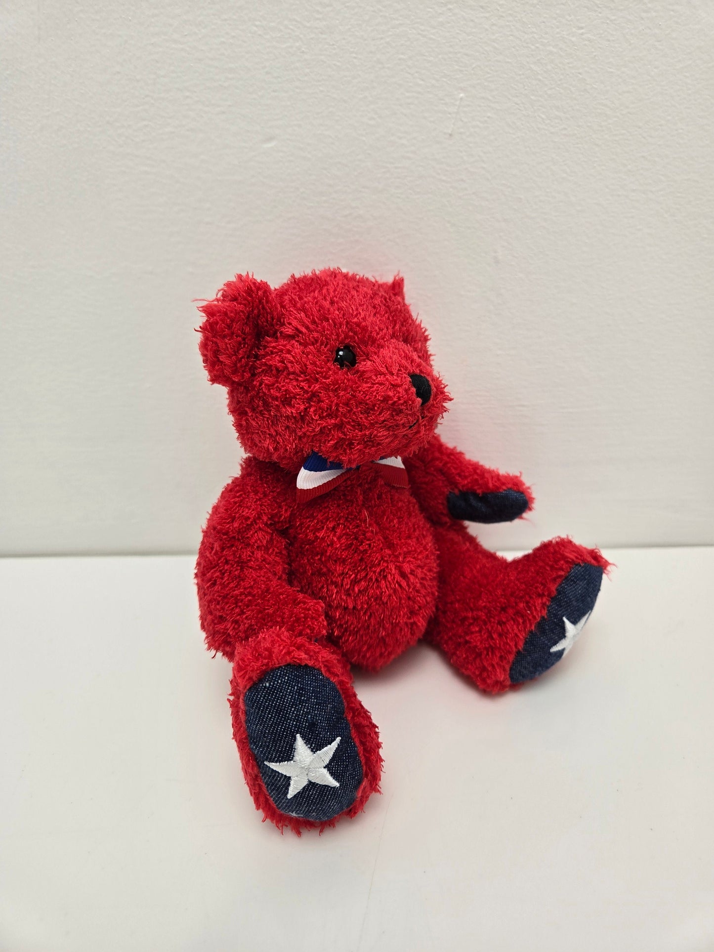 Ty Beanie Baby “Sparklers” the Red Patriotic Bear  - Internet Exclusive (5.5 inch)