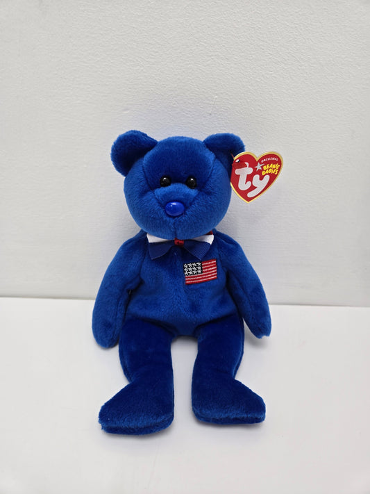 Ty Beanie Baby “John” the Patriotic Bear (8.5 inch)