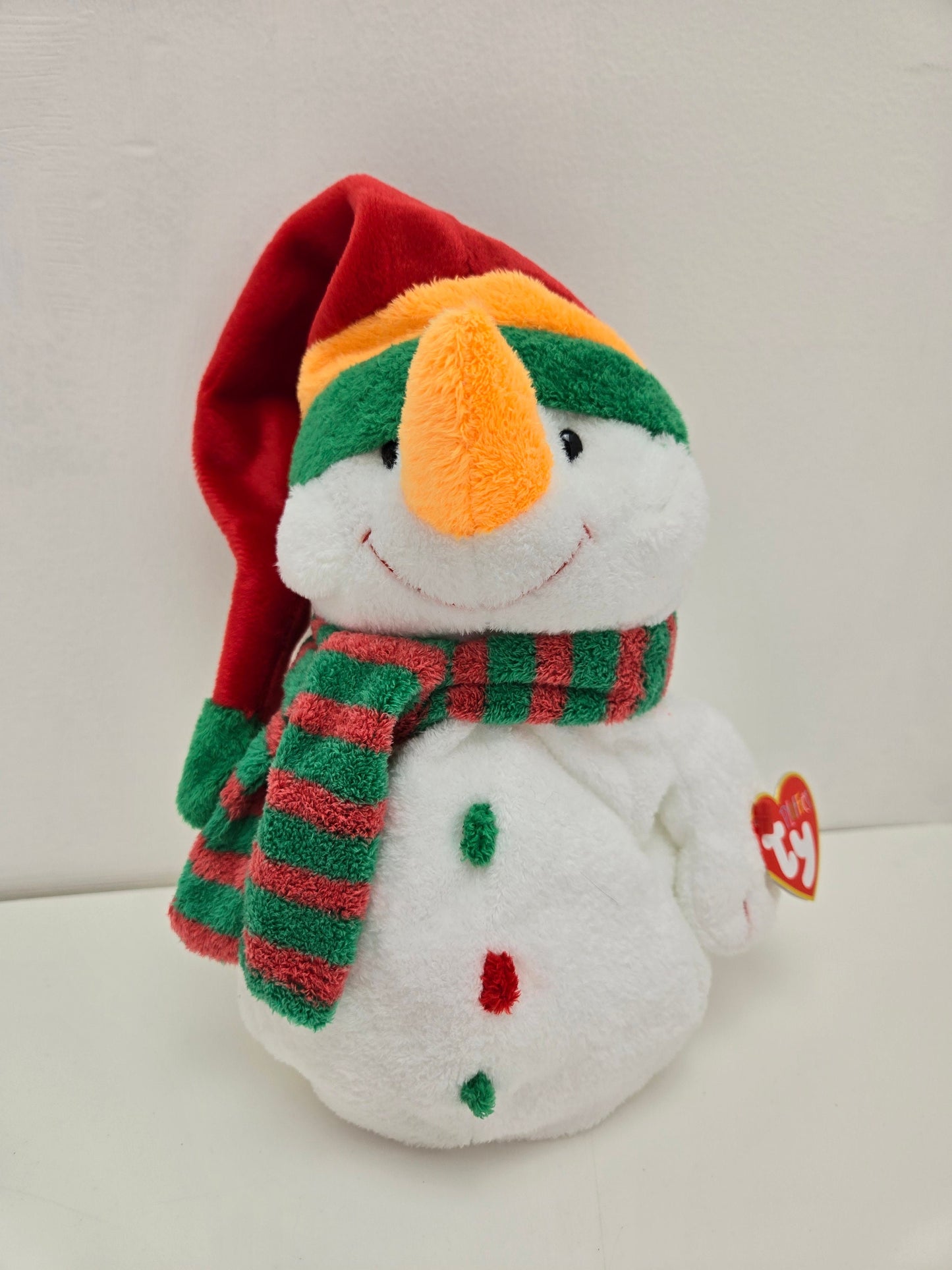 Ty Pluffies Collection “Melton” the Snowman  (9 inch)