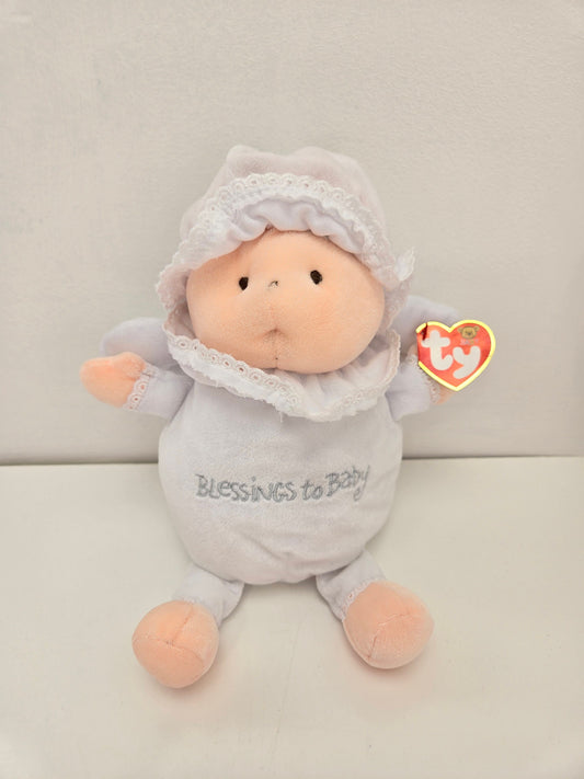 Ty Baby Line “Blessings to Baby” the White Angel Baby Doll With Wings - Love to Baby (8 inch)