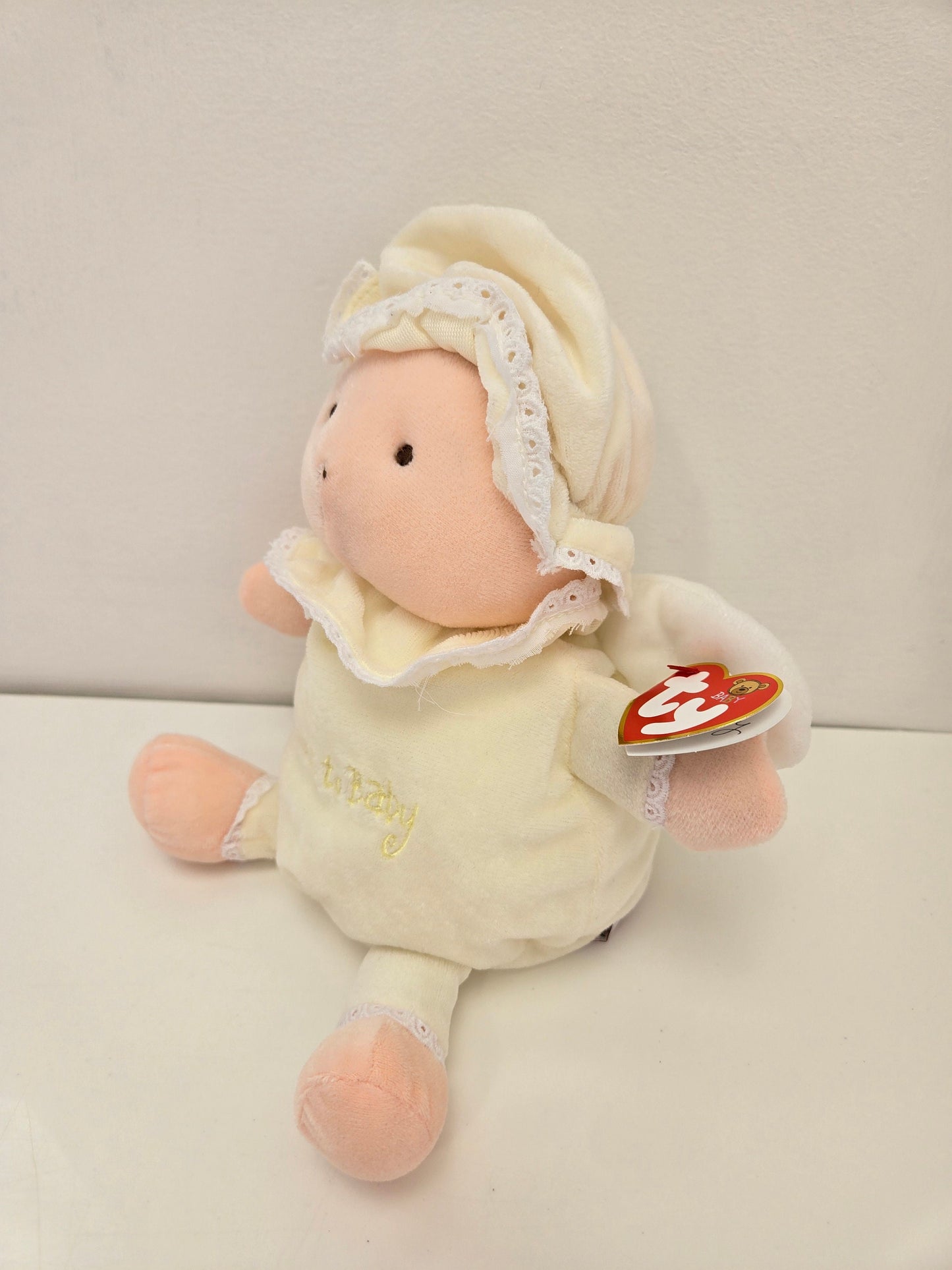 Ty Baby Line “Blessings to Baby” the Yellow Angel Baby Doll With Wings - Love to Baby (8 inch)