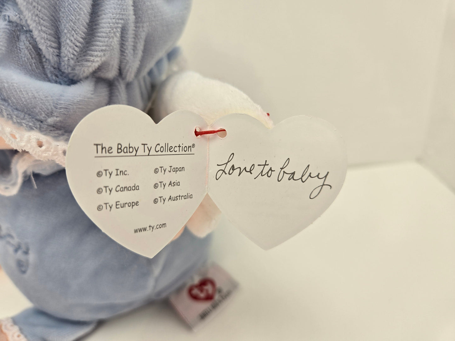 Ty Baby Line “Blessings to Baby” the Blue Angel Baby Doll With Wings - Love to Baby (8 inch)