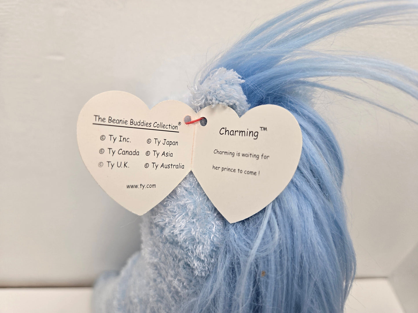 Ty Beanie Buddy “Charming” the Blue Horse (14 inch)