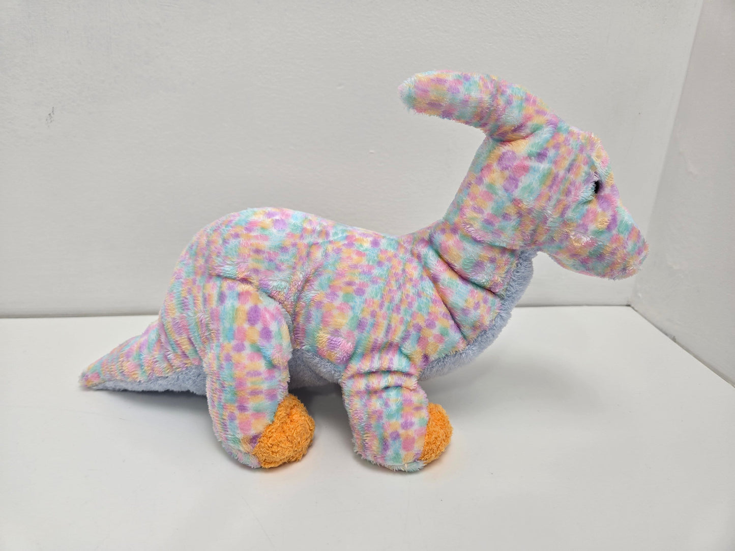 Ty Pluffies Collection “Clomps” the Dinosaur (12 inch)