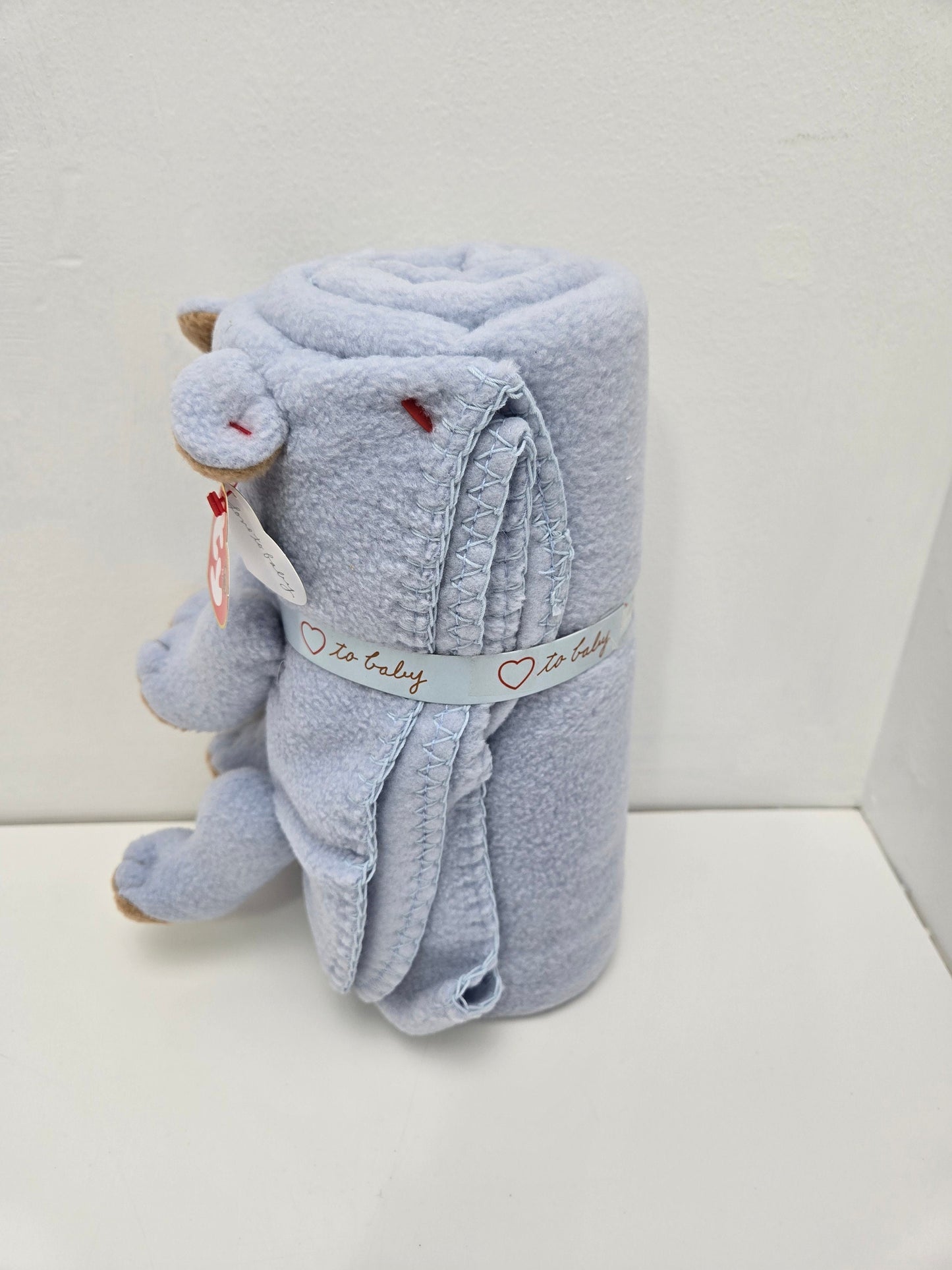 Ty Baby Line “Cuddleteddy” the Blue  Blanket - Love to Baby (8 inch)