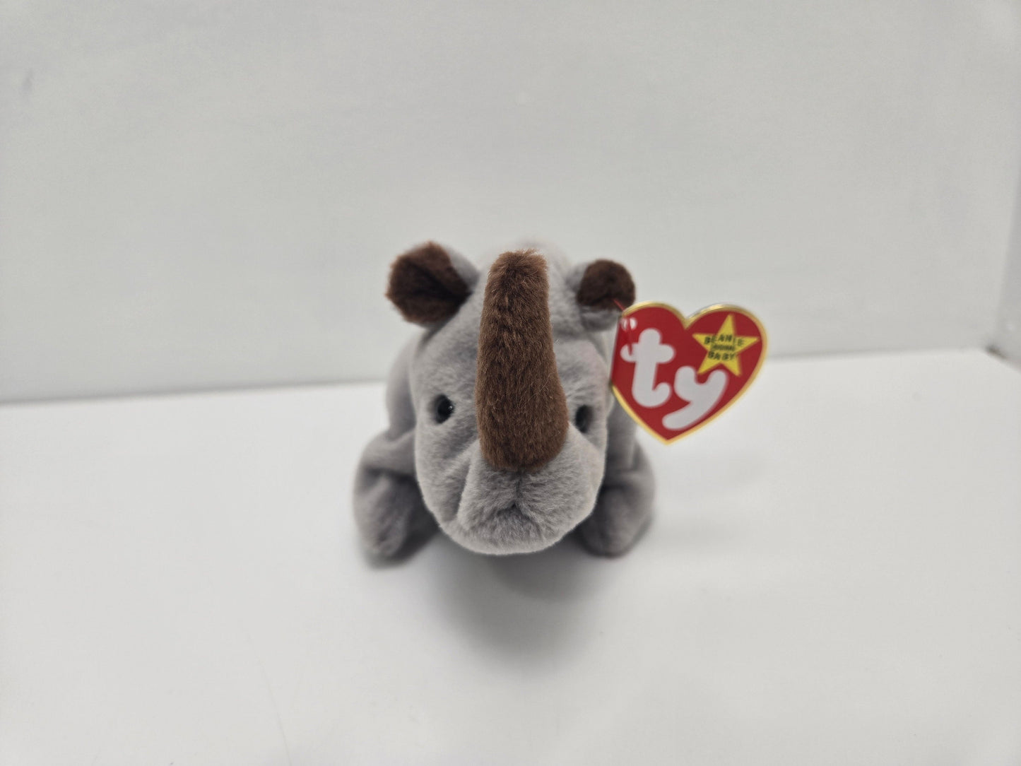 Ty Beanie Baby “Spike” the Rhinoceros (7 inch)