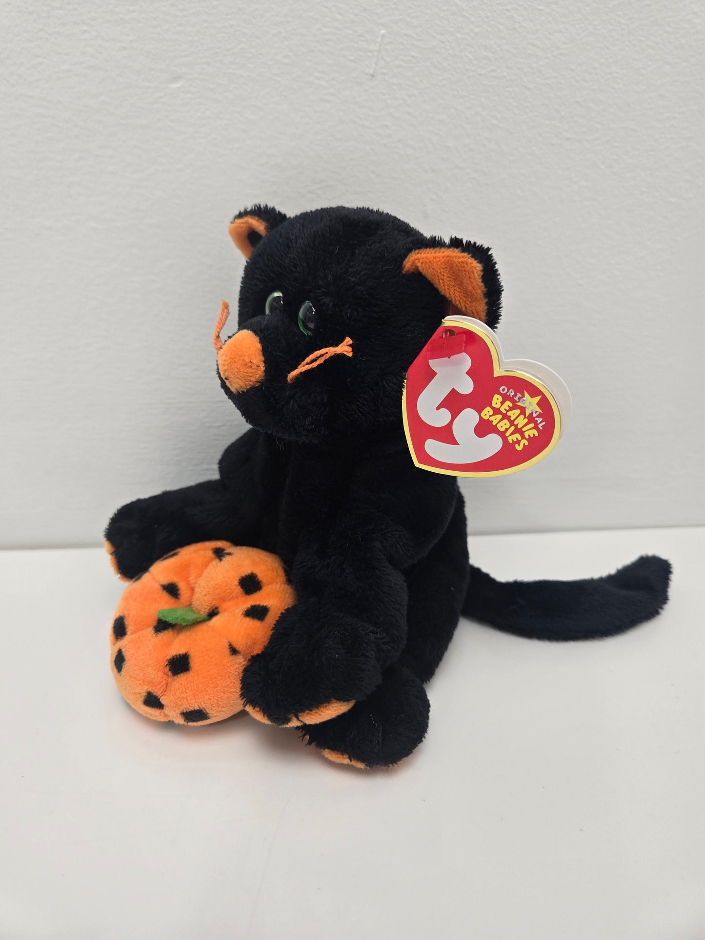 Ty Beanie Baby “Superstition” the Black and Orange Cat (5 inch)