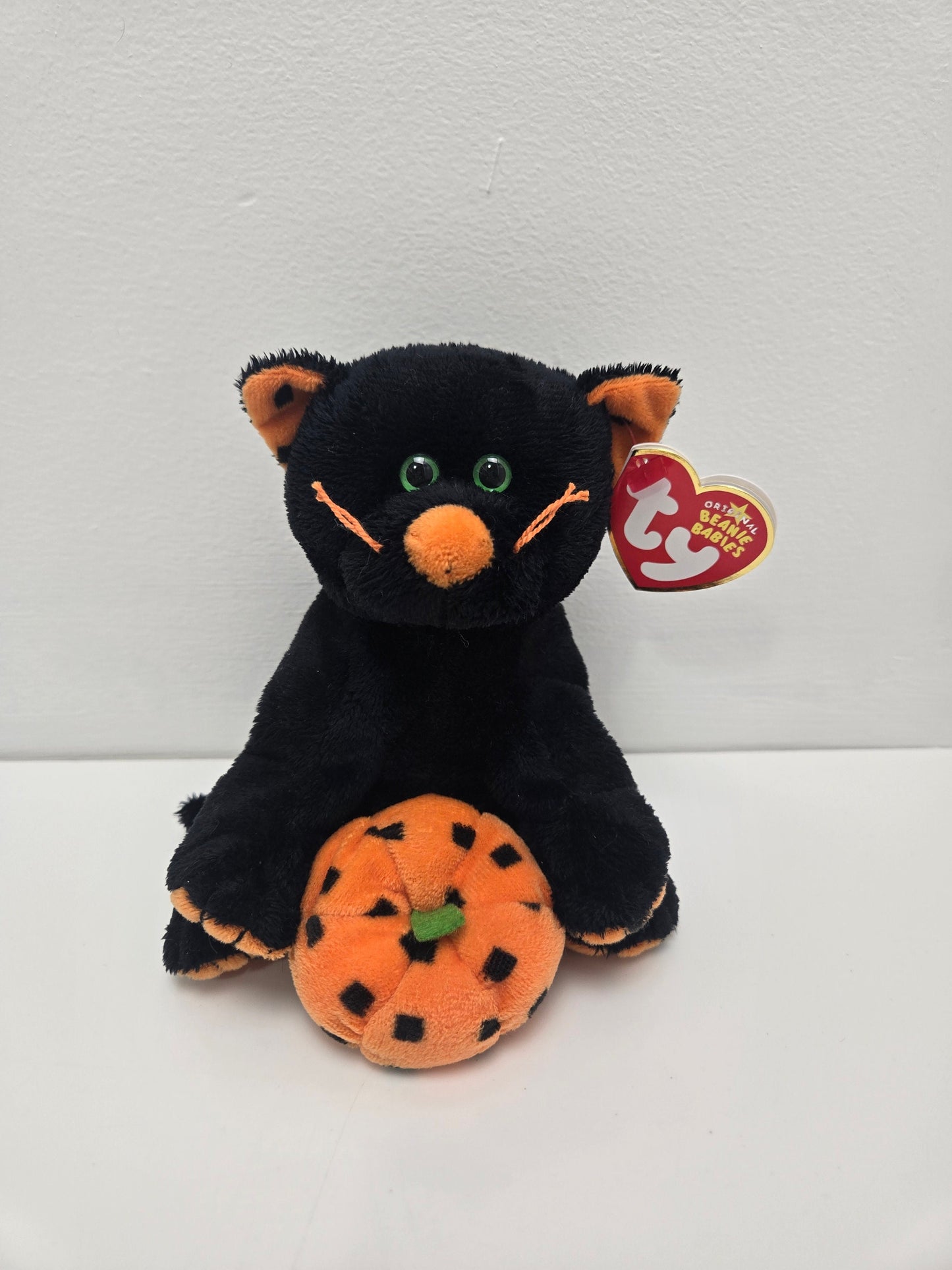 Ty Beanie Baby “Superstition” the Black and Orange Cat (5 inch)