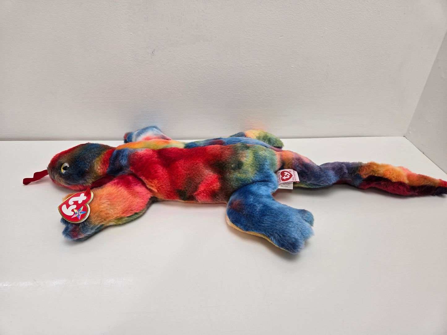 Ty Beanie Buddy “Lizzy” the Tie-Dye Lizard *Colours Vary*  (15 inch)