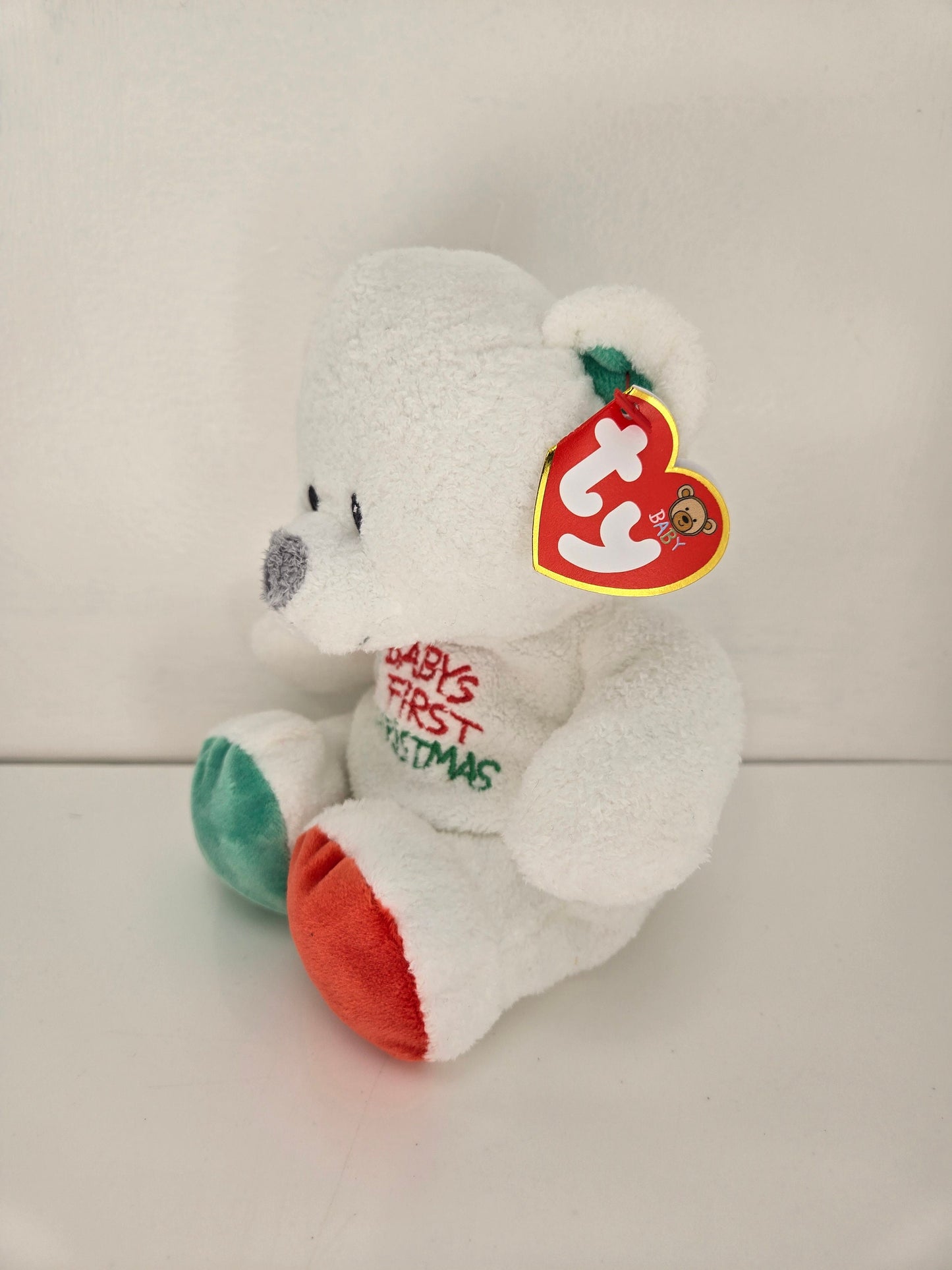 Ty Baby Collection “My Christmas Bear" Baby's First Christmas the Teddy Bear - Love to Baby! (8 inch)