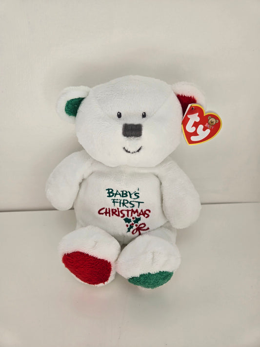 Ty Baby Collection “My Baby Bear" Baby's First Christmas the Teddy Bear - Love to Baby! (8 inch)