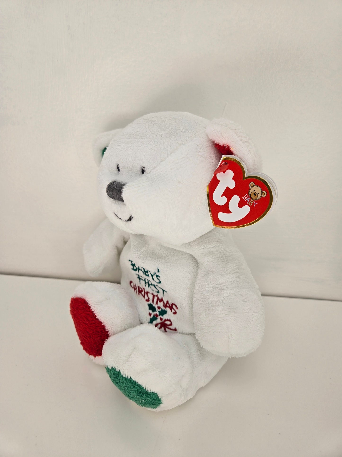 Ty Baby Collection “My Baby Bear" Baby's First Christmas the Teddy Bear - Love to Baby! (8 inch)