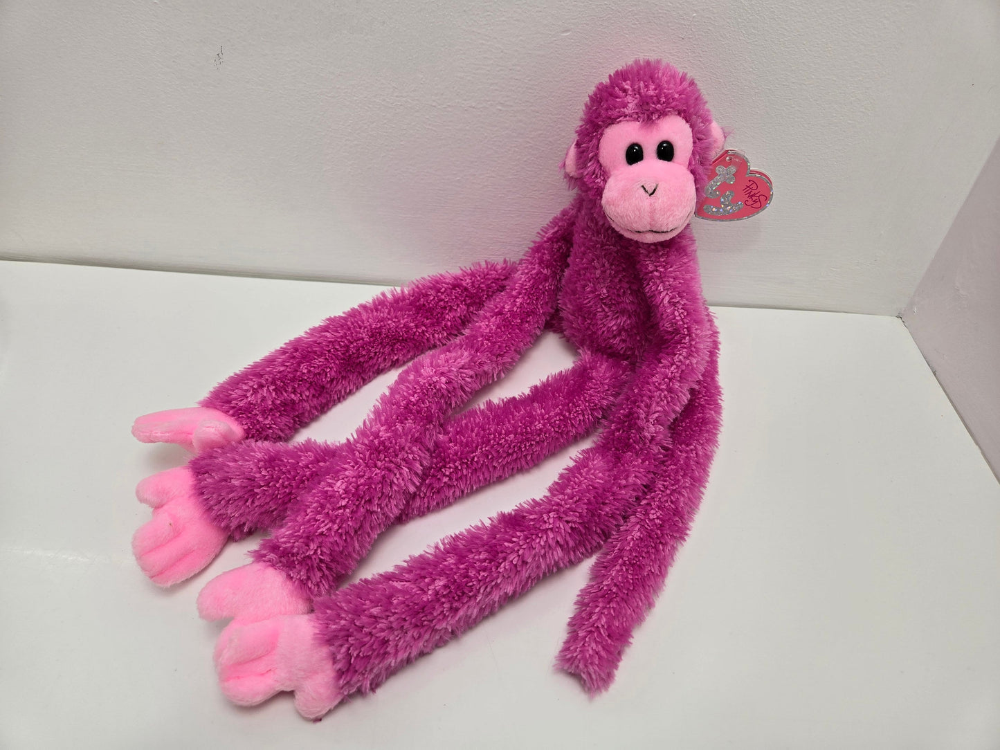 TY Pinkys “Hug Me” the Love Monkey - Pinkys Collection (17 inch)