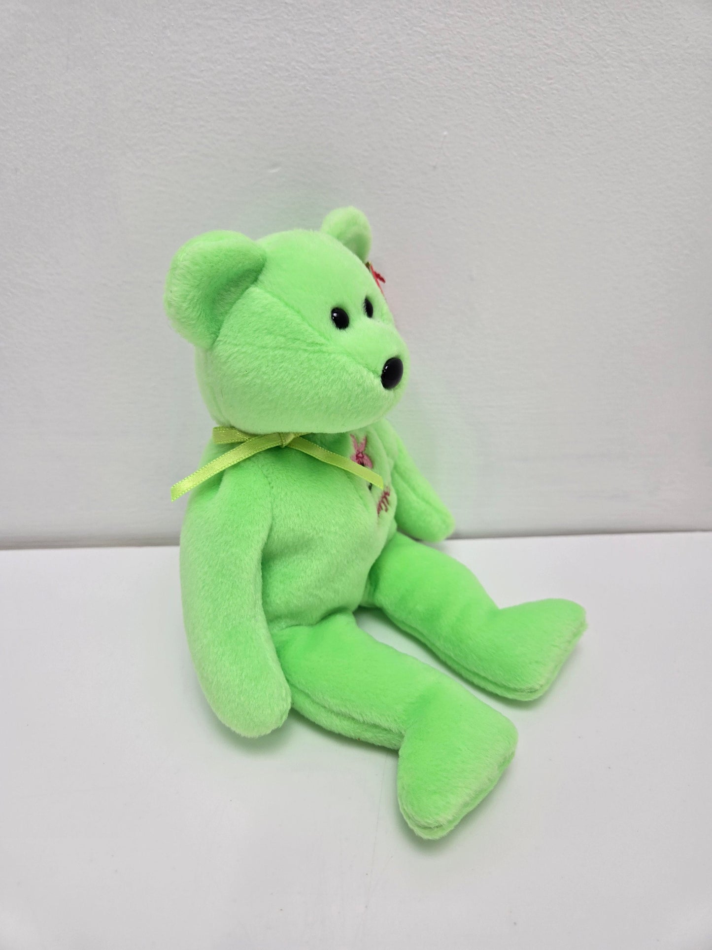 Ty Beanie Baby “Washington Rhododendron” the State Flower Bear - Trade Show Exclusive (8.5 inch)