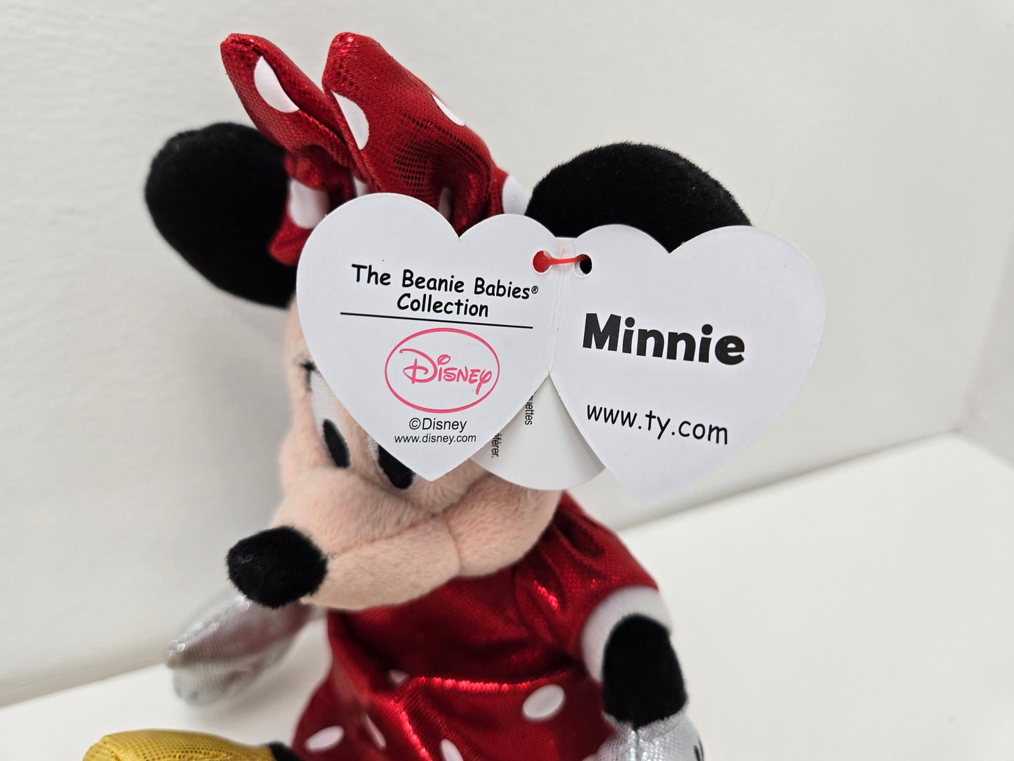 Ty Beanie Baby Disney Sparkle “Minnie Mouse” the Mouse from Disneys Mickey Mouse (5 inch)