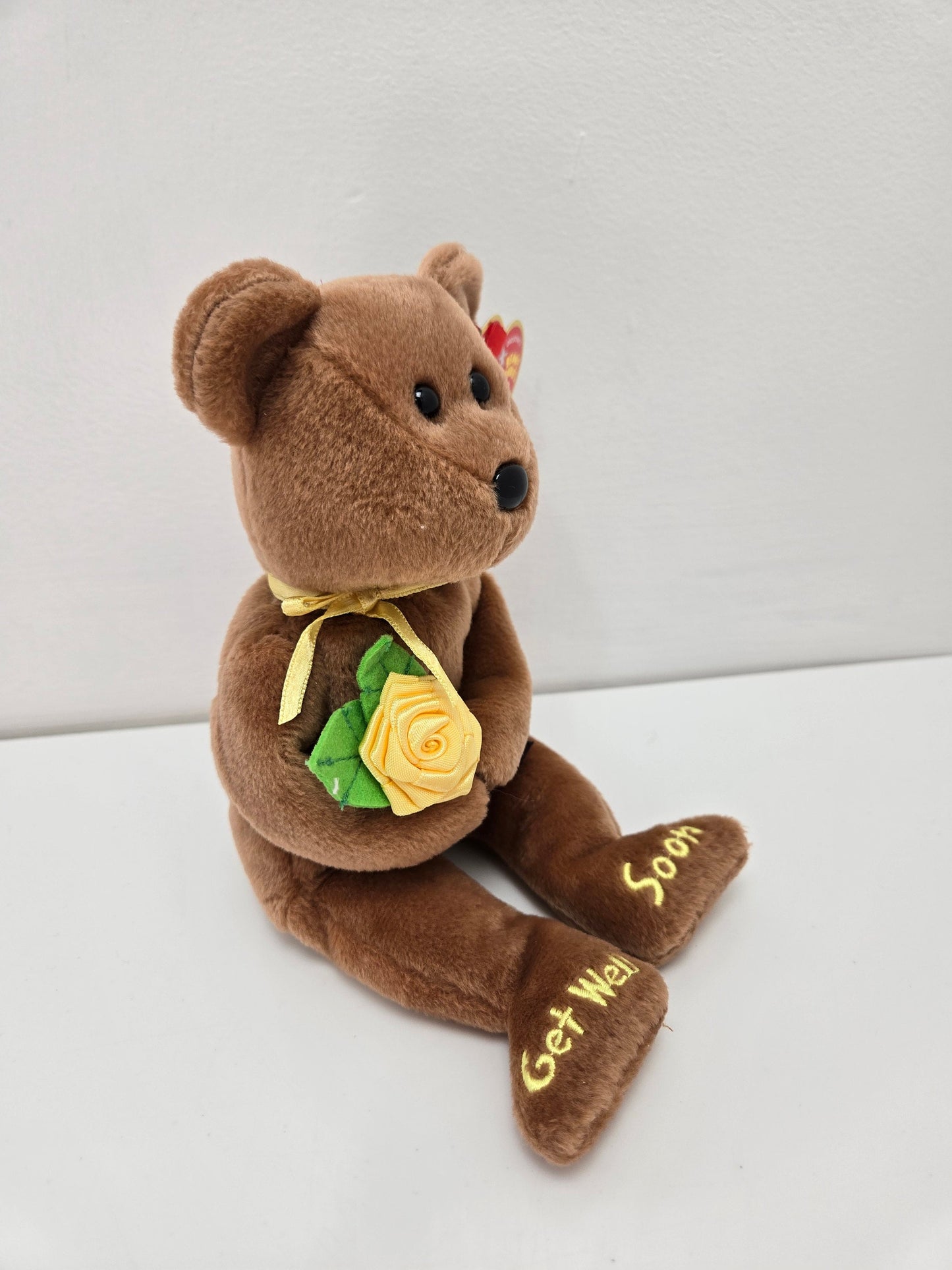 Ty Beanie Baby “Bandage” the Get Well Soon Bear (8.5 inch)