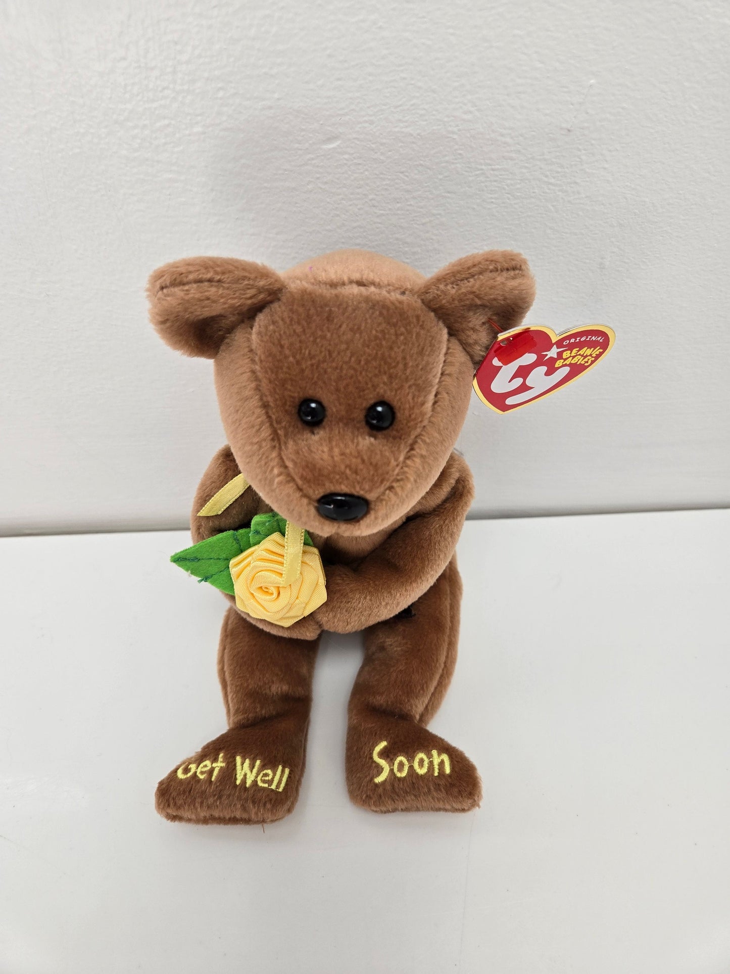 Ty Beanie Baby “Bandage” the Get Well Soon Bear (8.5 inch)