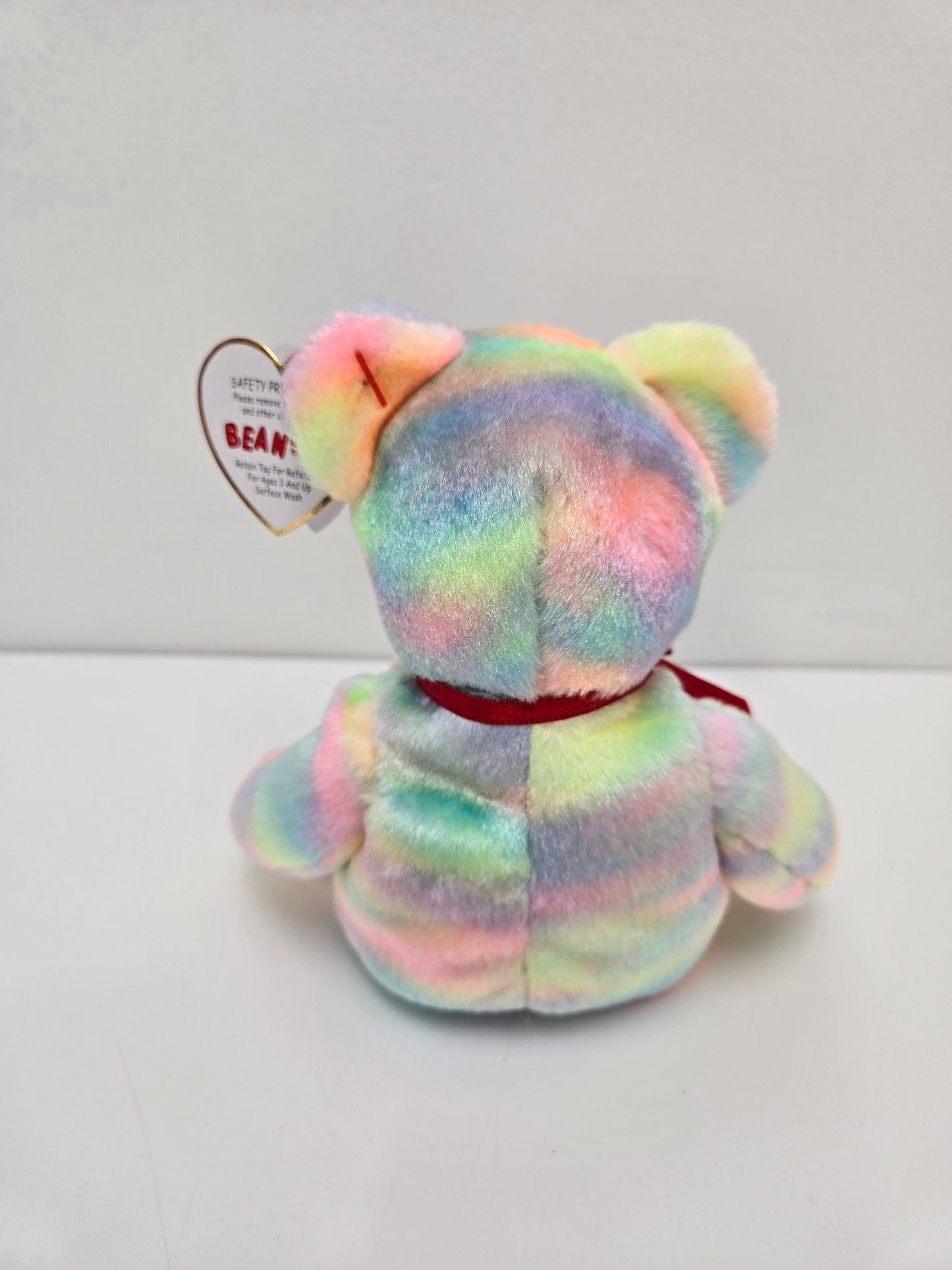 Ty Beanie Baby “Bidder” the EBAY Tie-Dye Bear - eBay and Credit Card Exclusive! (8.5 inch)