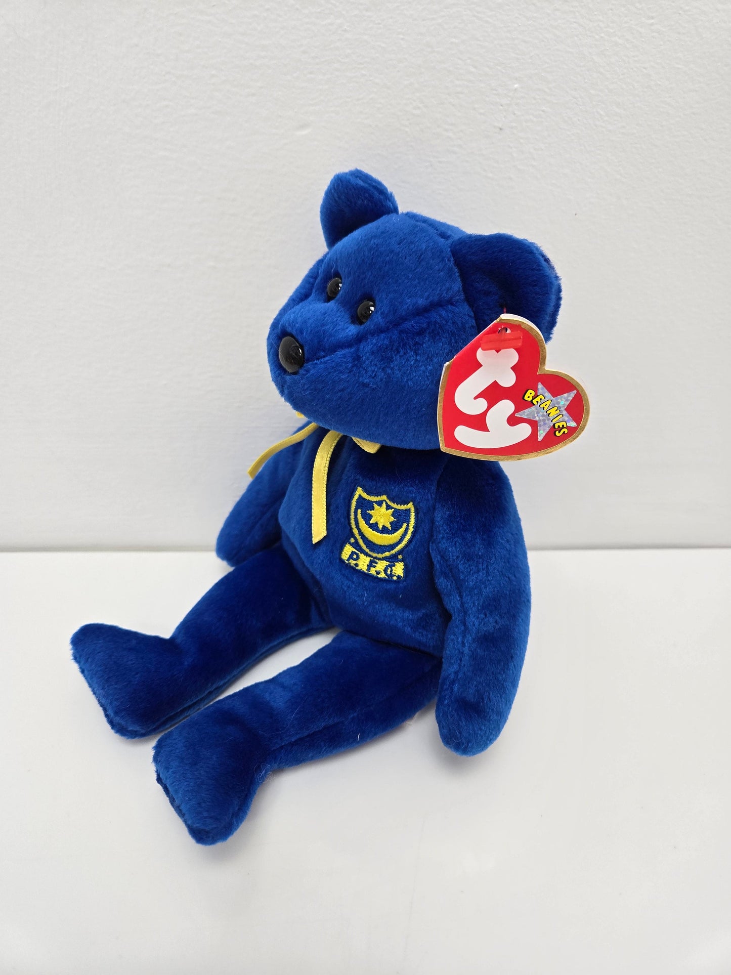 Ty Beanie Baby “Pompey” the Royal Blue Bear - UK Portsmouth Football Club Europe Exclusive (8.5 inch)