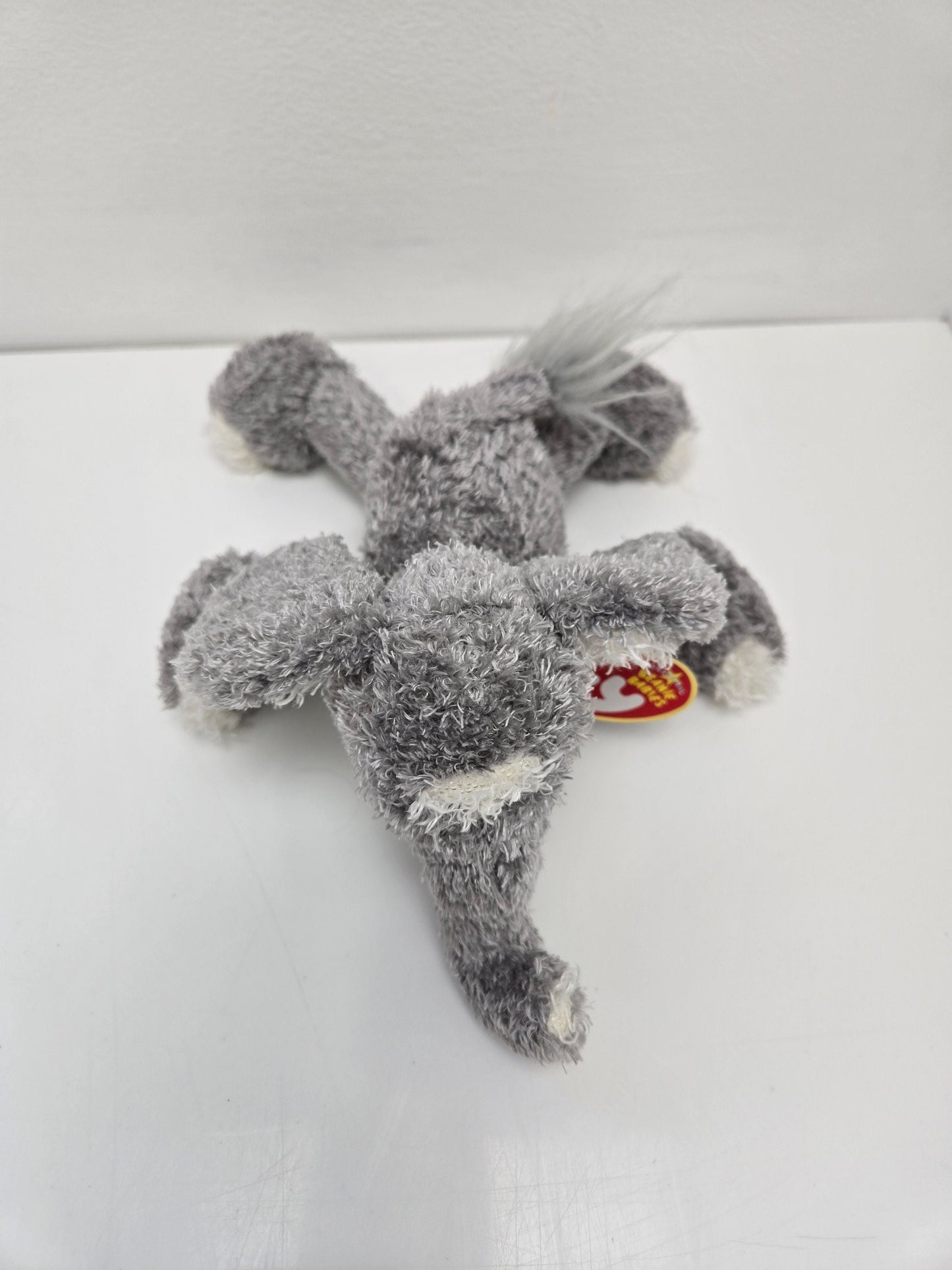 Ty Beanie Baby “Toot Toot” the Funny Grey Elephant (8 inch)