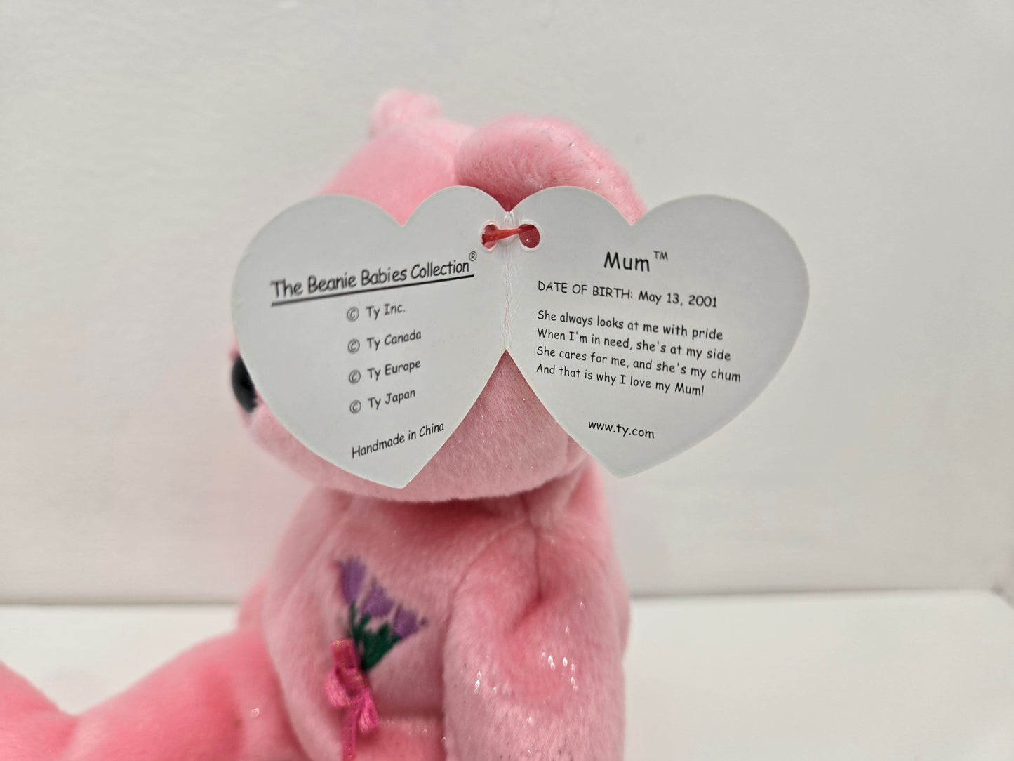 Ty Beanie Baby “Mum” the Mother’s Day Bear (8.5 inch)