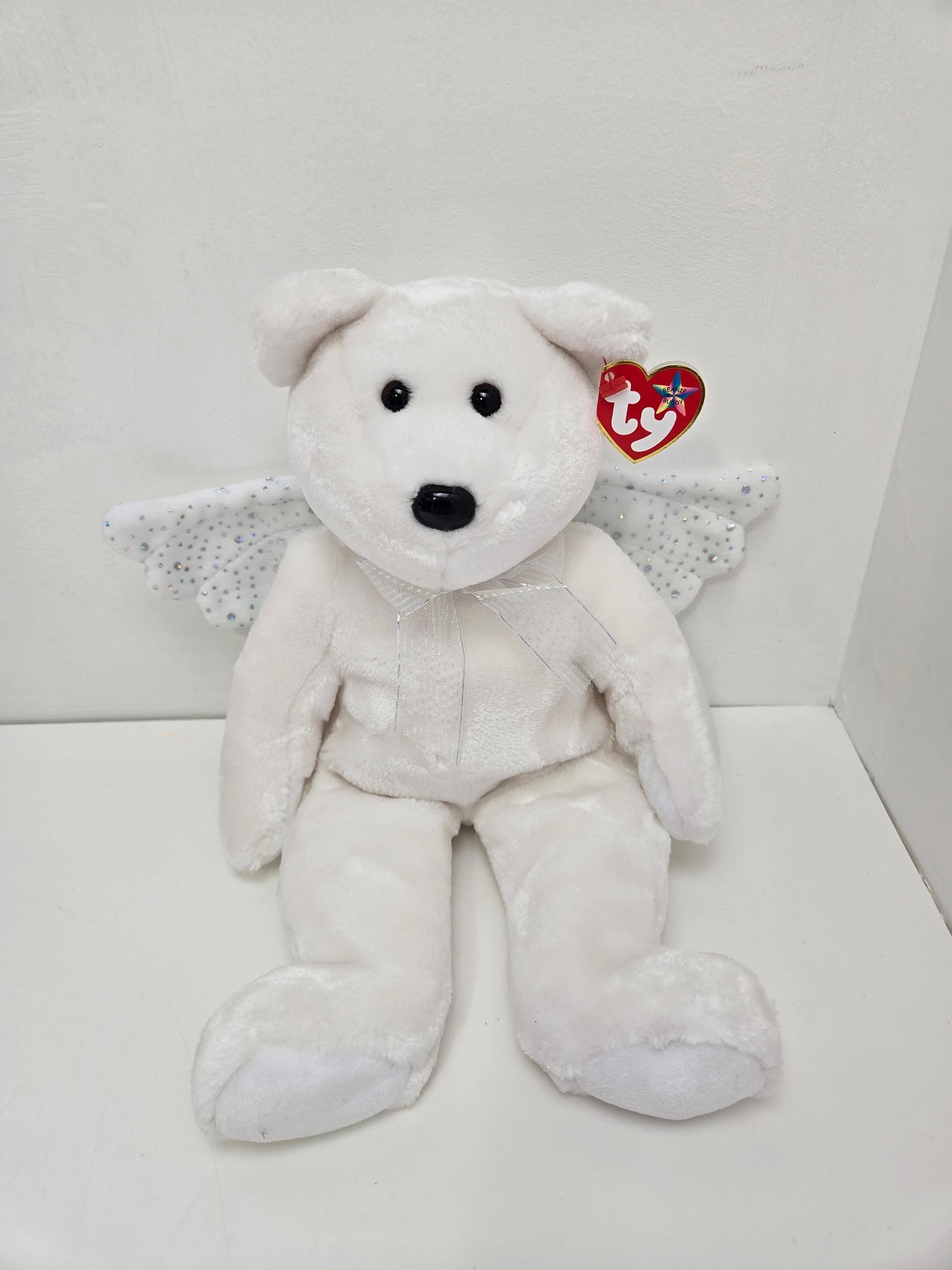 Ty Beanie Buddy “Herald” the Angel Bear  (13.5 inch)