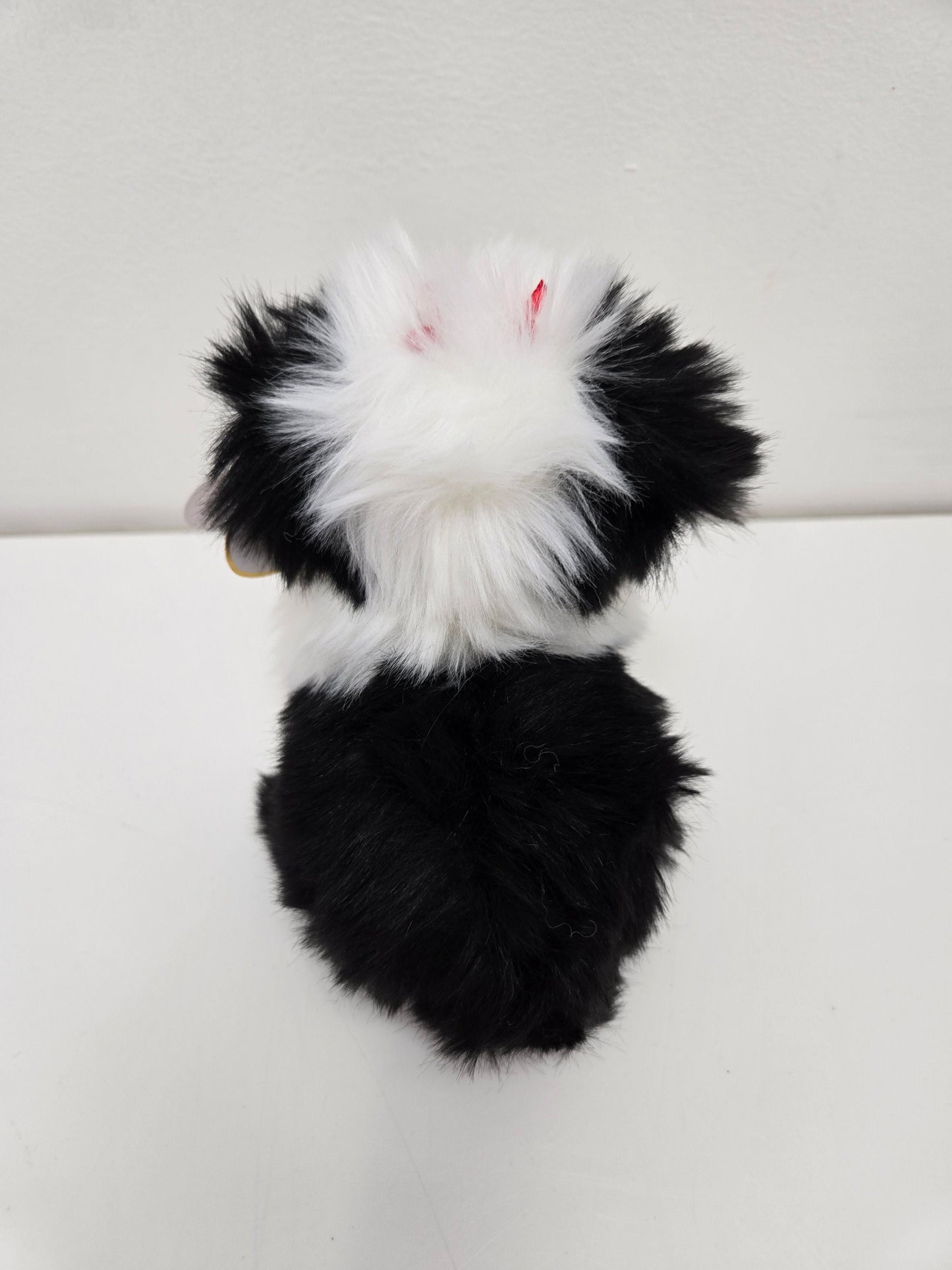 Ty Beanie Baby “Poofie” the Black and White Sheep Dog  (8 inch)