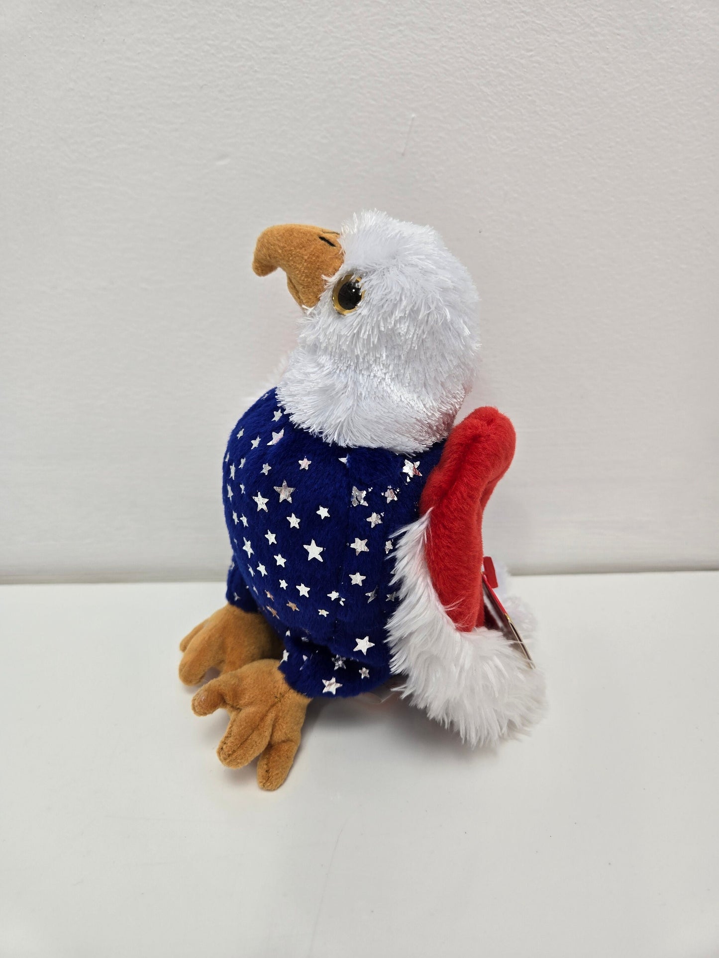 Ty Beanie Baby “Free” the Eagle - Internet Exclusve - Star Chest Version (5.5 inch)