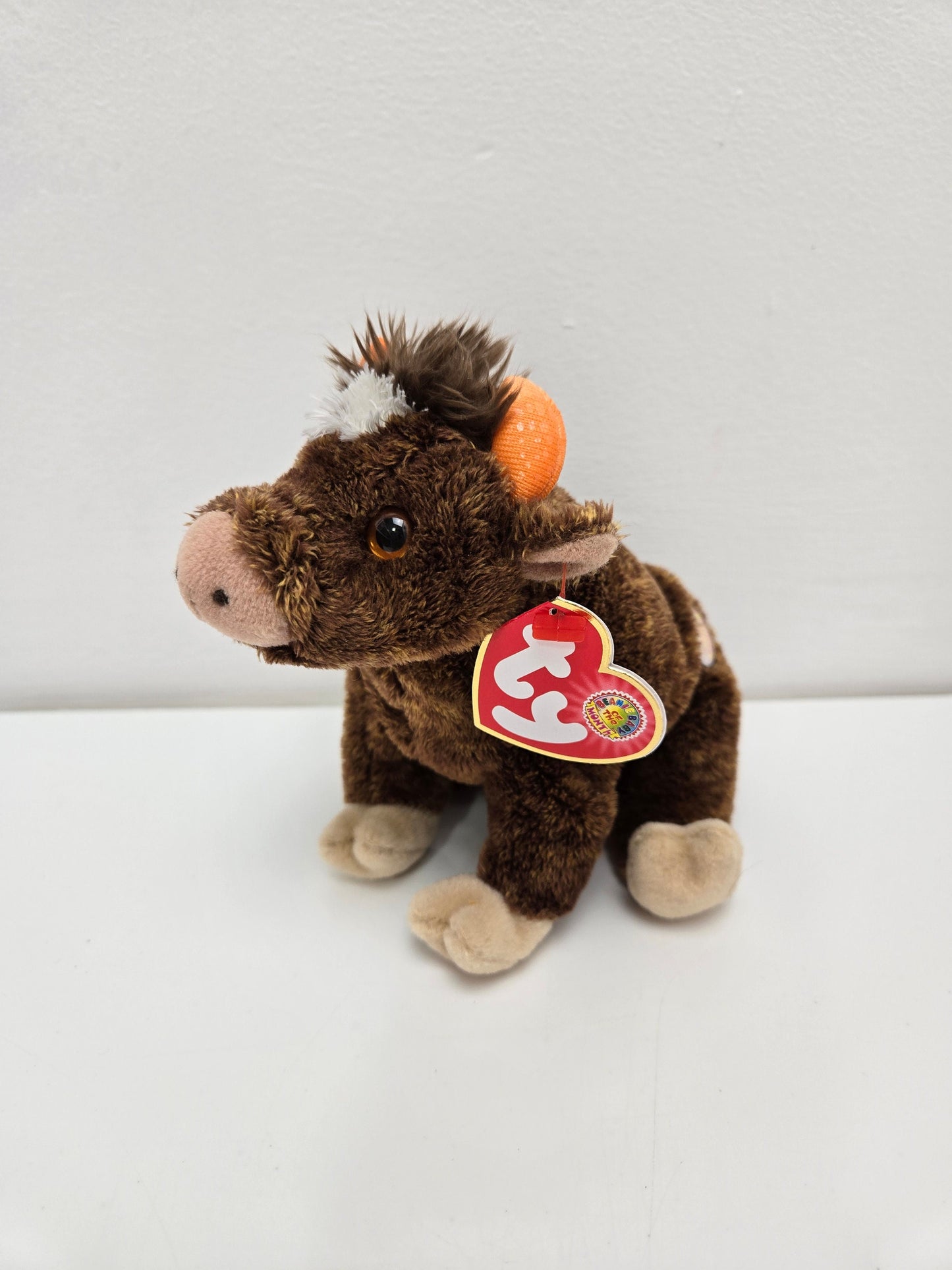 Ty Beanie Baby “Jersey” the Bull  - Beanie Baby of the Month (6 inch)