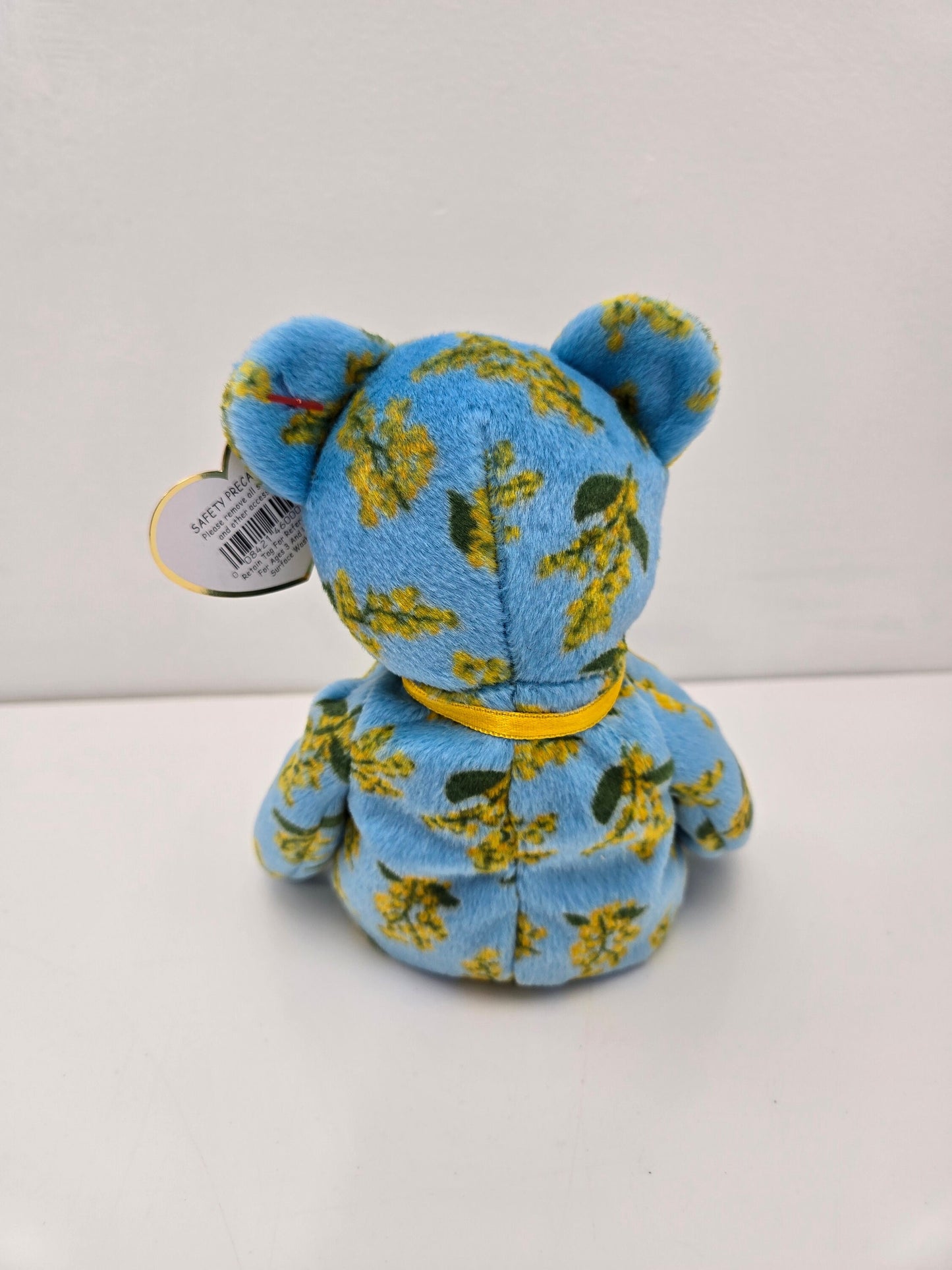 Ty Beanie Baby “Ocker” the  Flowered Bear - Asia Pacific Exclusive (8.5 inch)