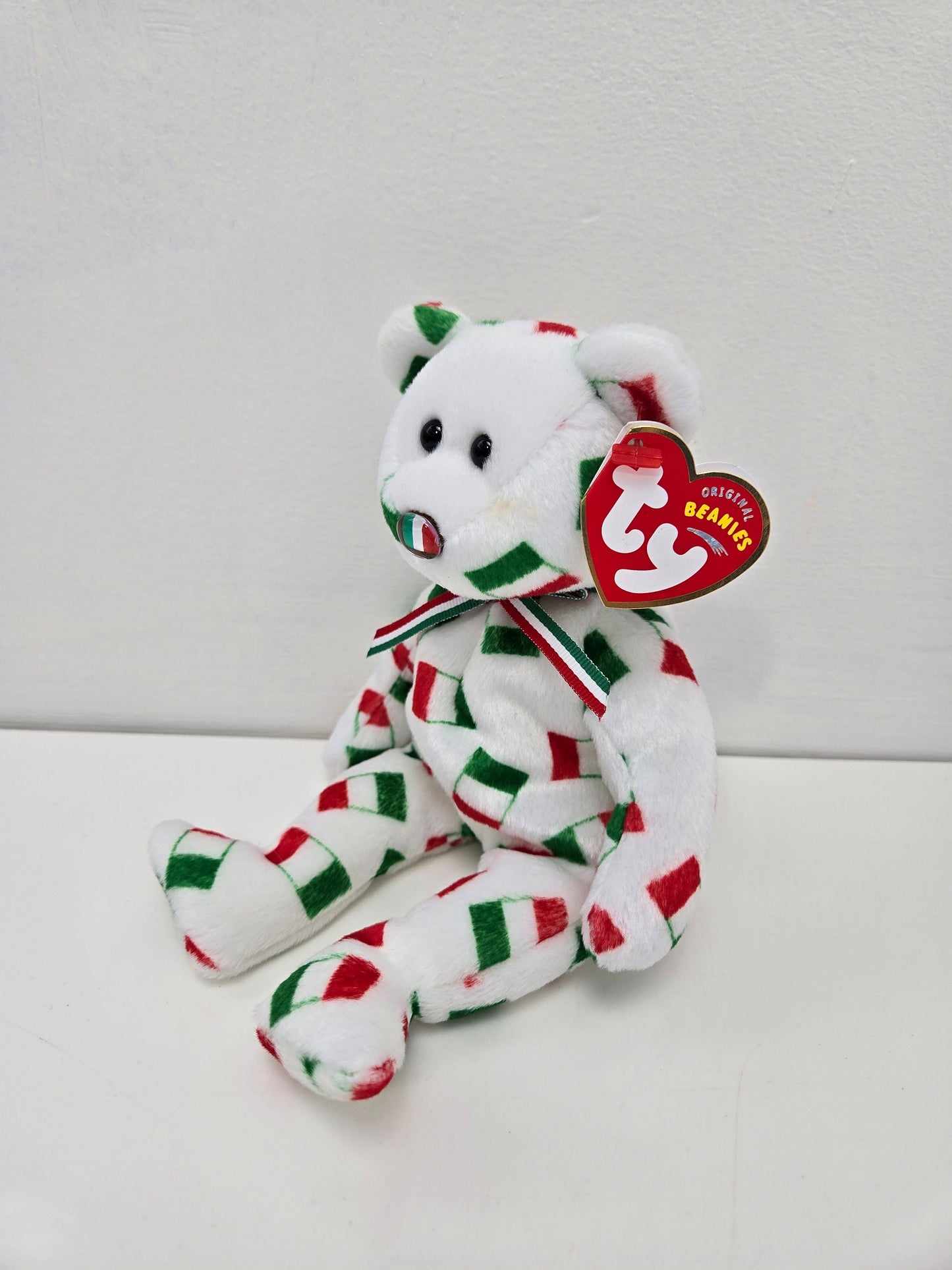 Ty Beanie Baby “Pippo” the Bear!! *Italy and Harrod’s Exclusive Bear* (8.5 inch)